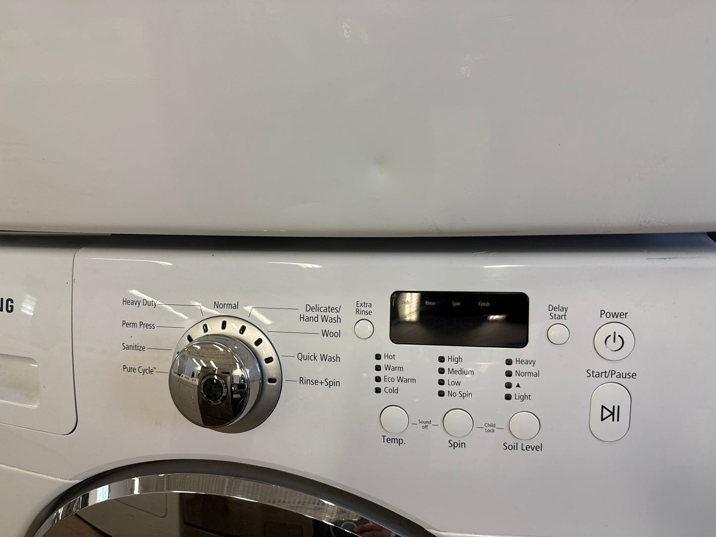 Samsung 27” Washer and Dryer Set( Washer-wf364bvbgwr/a2 Dryer- dv365etbgwr/ac)