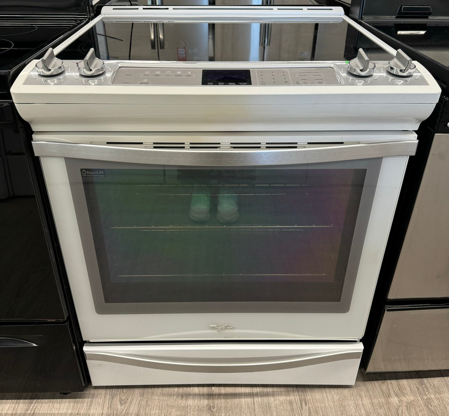 Whirlpool 30" Slide In Glass Top Range - YWEE760H0DH0