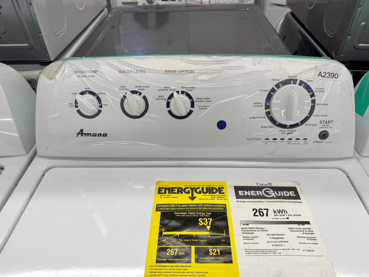 OPEN BOX - Amana 28” Top Load Washer - NTW4519JW2