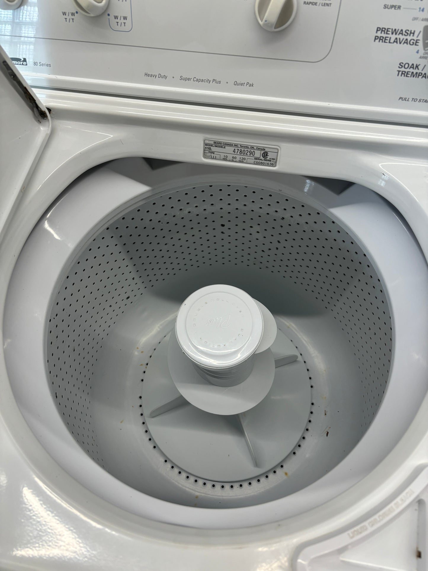 Kenmore 27" Top Load Washer - 110.4780290