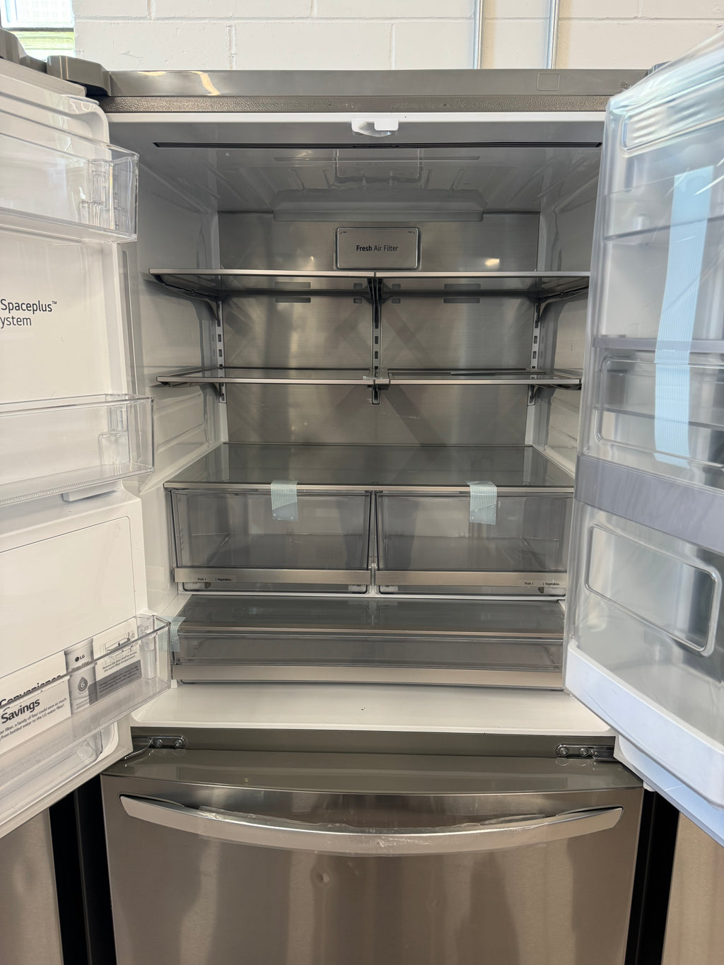 NEW - LG 36” French Door-in-Door InstaView with Craft Ice Maker Fridge - LRFVS3006S (1 YEAR MANUFACTURER WARRANTY)