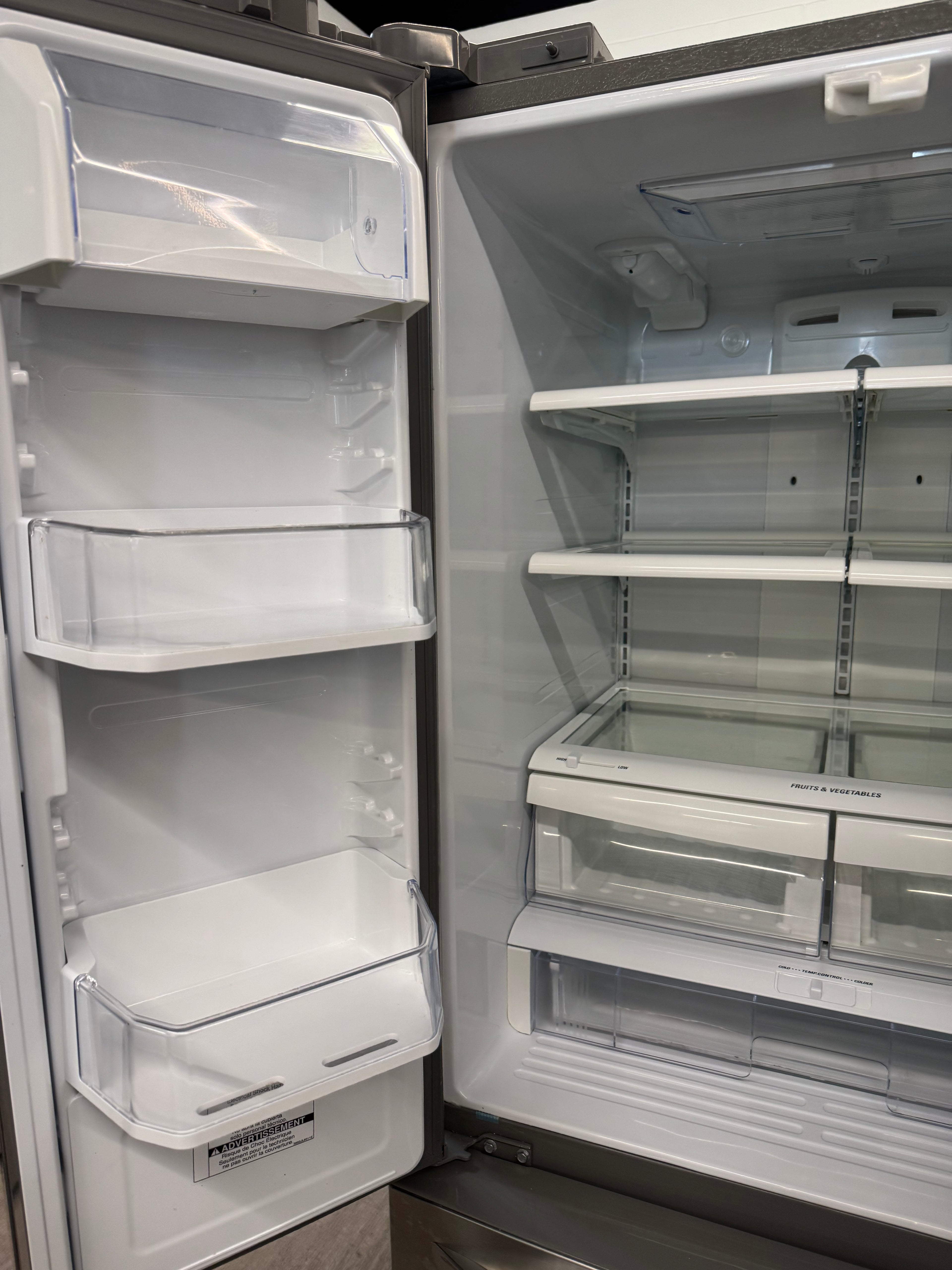 LG 30” Counter Depth French Door Refrigerator with Water Dispenser - LFD20786ST