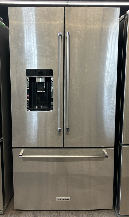 Kitchenaid 36” French Door with Water and Ice Dispenser - KRFC604FSS02