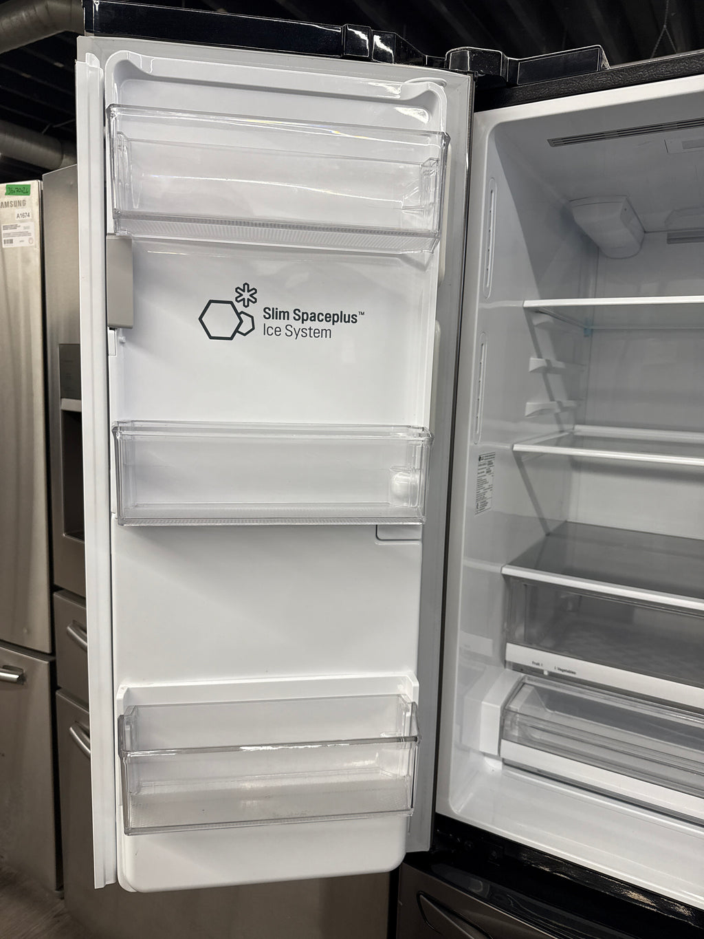 LG 36” French Door Refrigerator with Water & Ice Dispenser - LFXS28968D