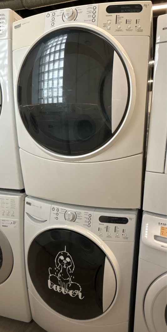 KENMORE 27" FRONT LOAD WASHER AND DRYER SET 110.47892700 / 110.C87872603