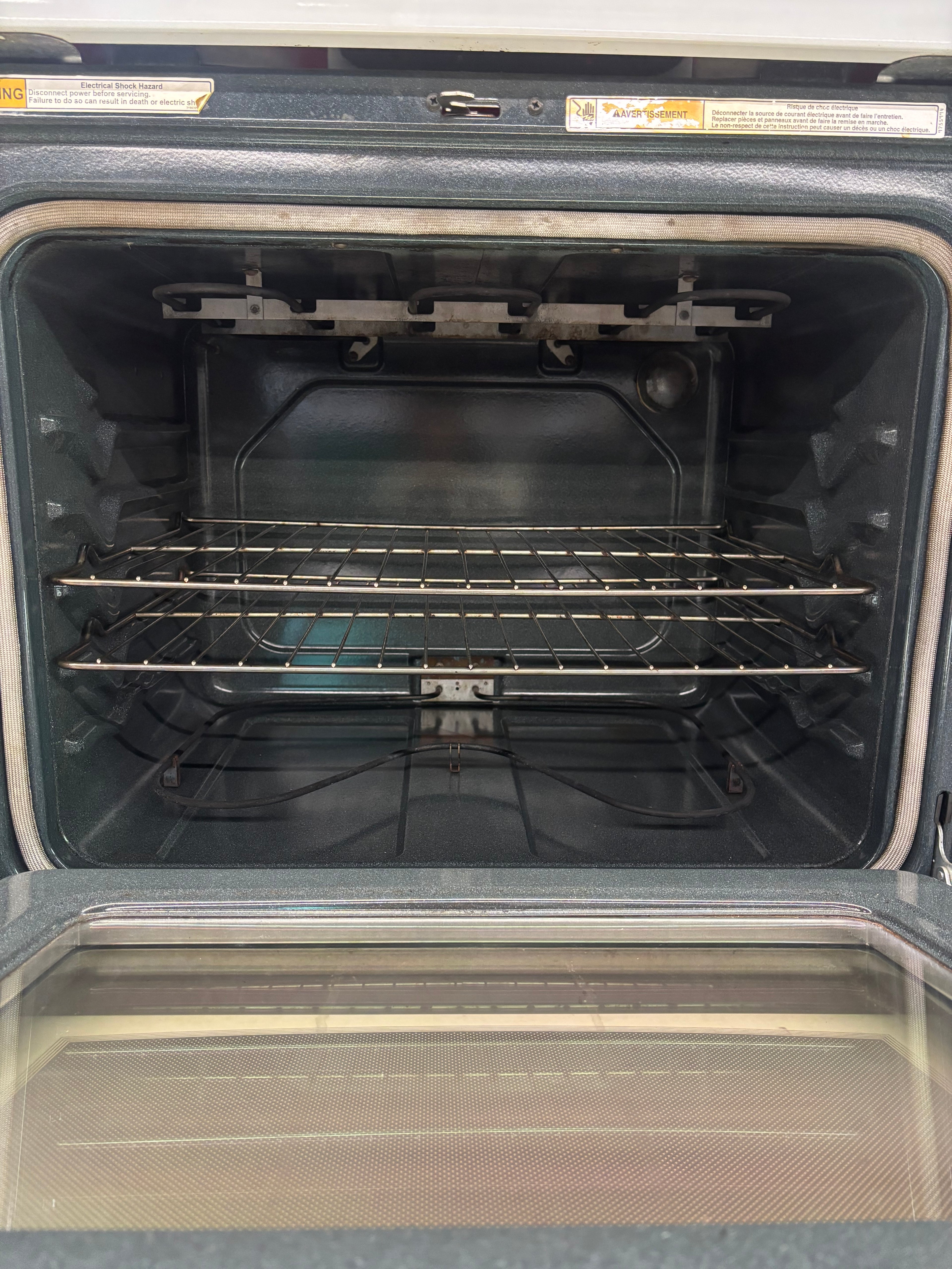 Whirlpool 30” Freestanding Glass Top Range - WERP4110PQ