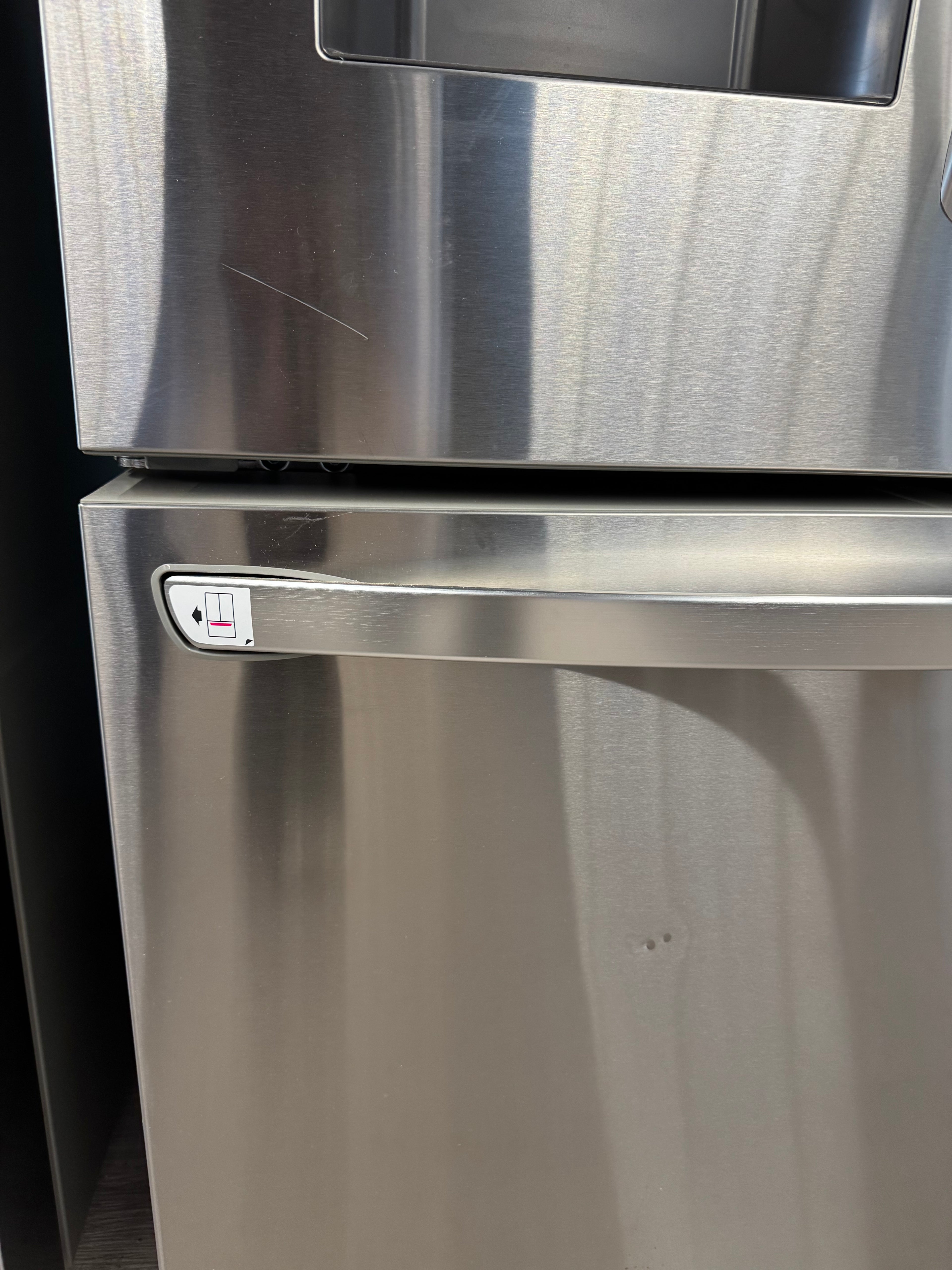 NEW - LG 36” Counter Depth French Door Fridge with Water & Ice Dispenser - LRFXC2606S (1 YEAR MANUFACTURER WARRANTY)