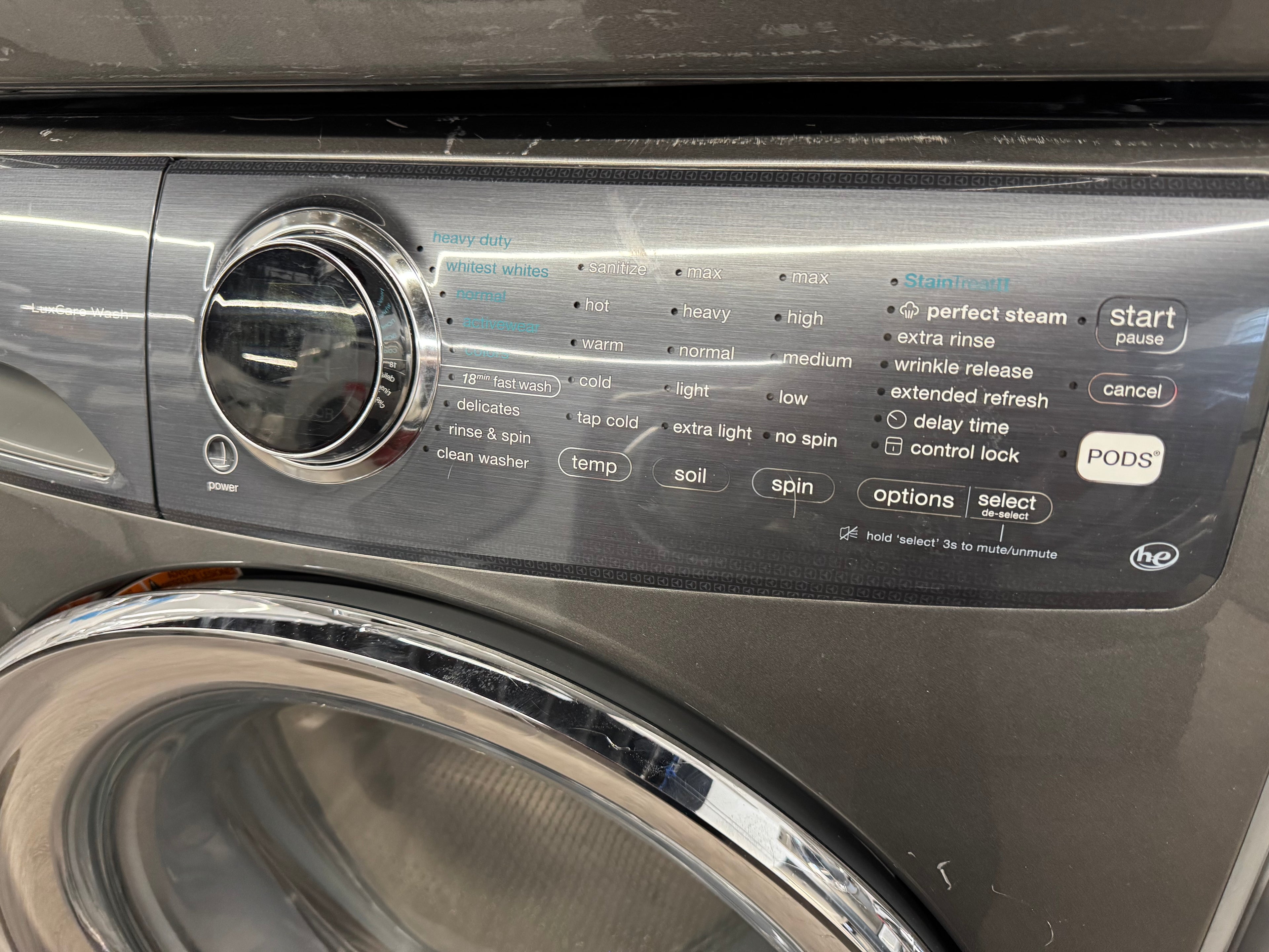 Electrolux 27” Front Load Washer & Dryer Set - (EFLS527UTT0 & EFMC617STT0)
