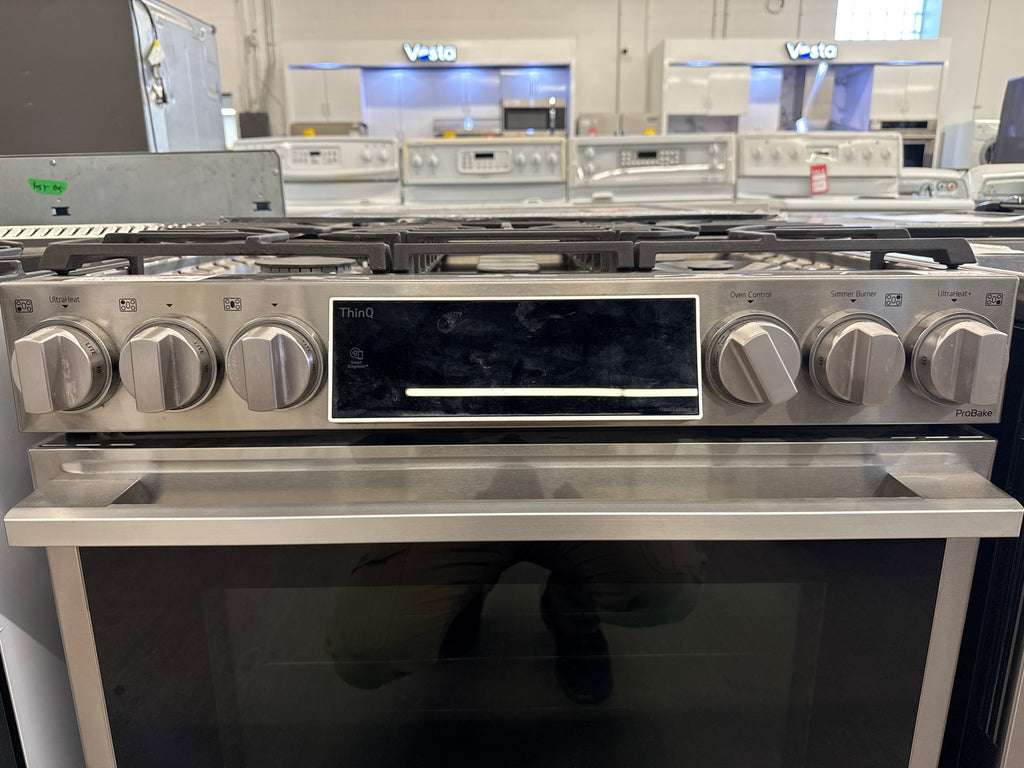 NEW - LG 30" Slide-In Gas Range - LSGS6338F/00 (1 YEAR MANUFACTURER WARRANTY)