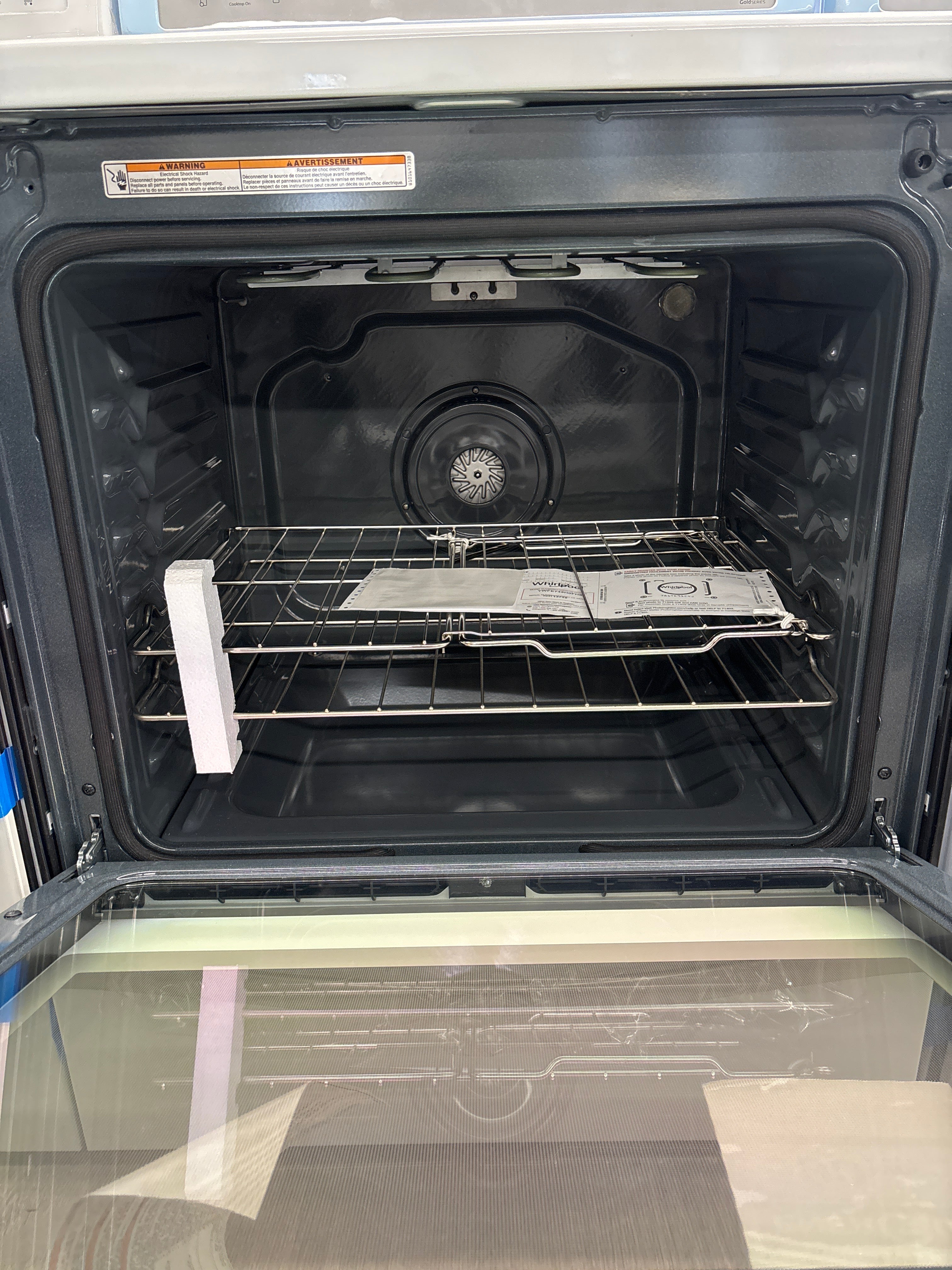 OPEN BOX - WHIRLPOOL 30” Glass top range - YWFE75H0FH6