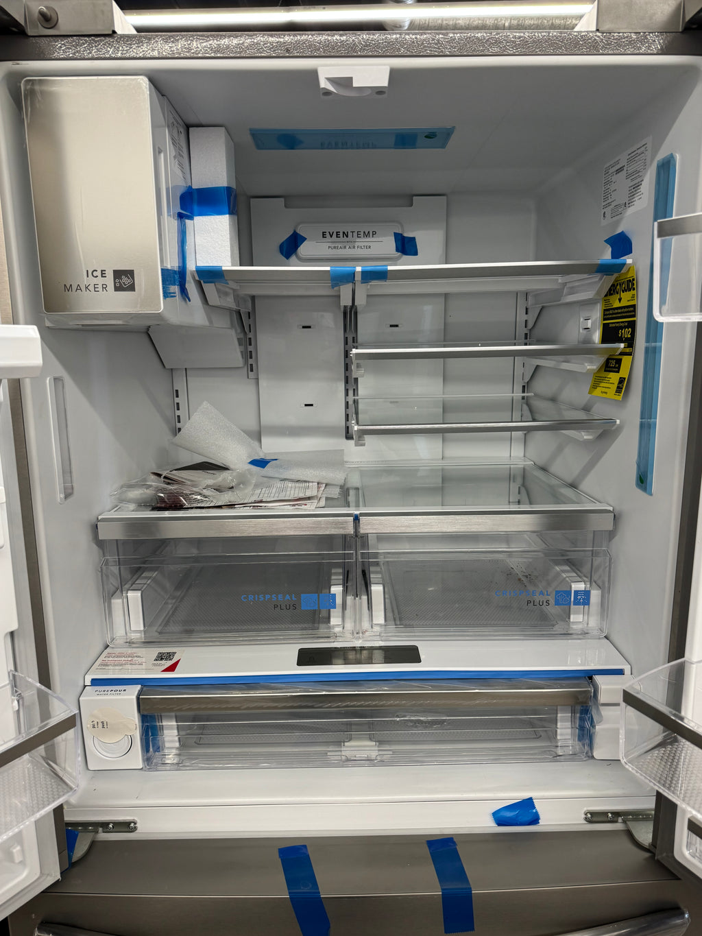 OPEN BOX - Frigidaire Gallery 36” French Door Refrigerator with Water & Ice Dispenser - GRFS2853AFB