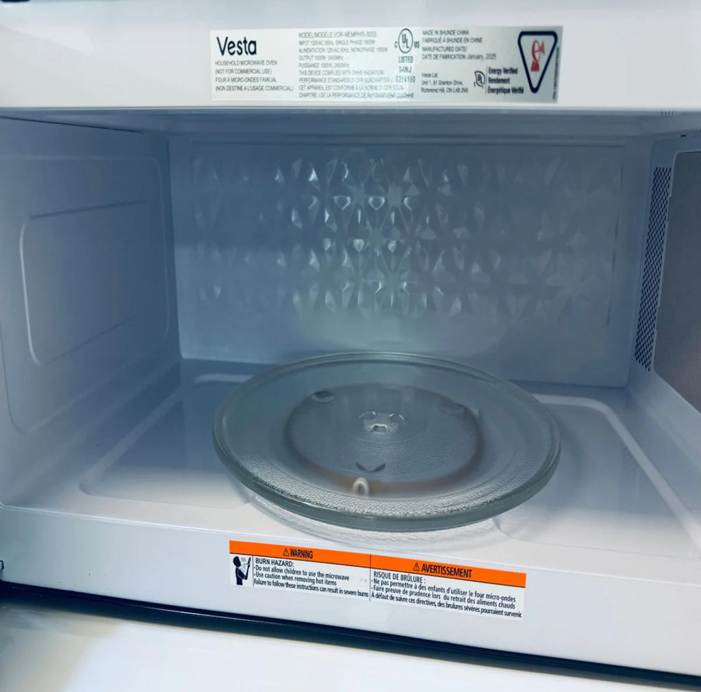 NEW - Vesta Memphis 30” Stainless Steel Over-Range Microwave (VOR-MEMPHIS-30SS)