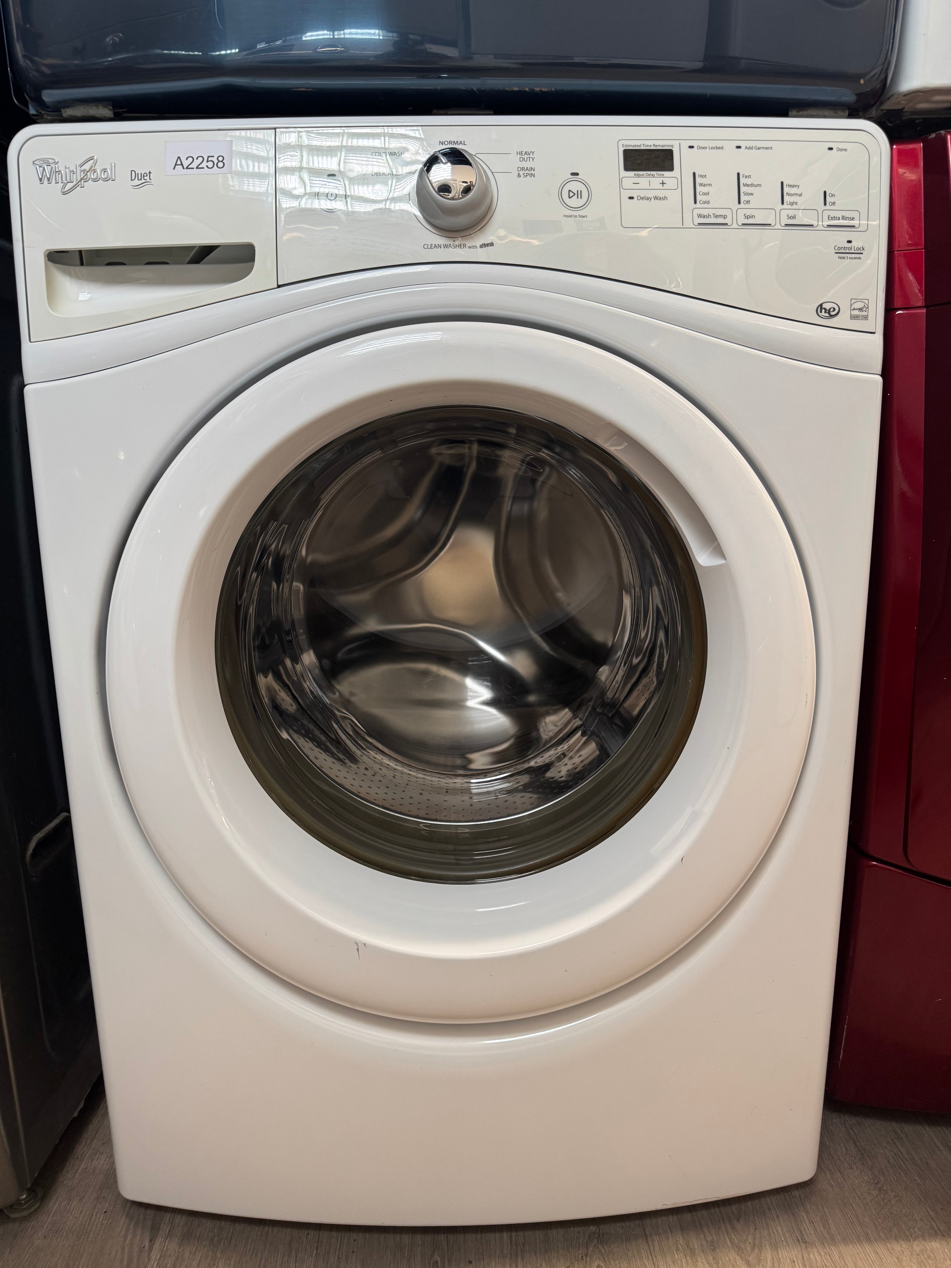 Whirlpool 27” Front Load Washer - WFW70HEBW0