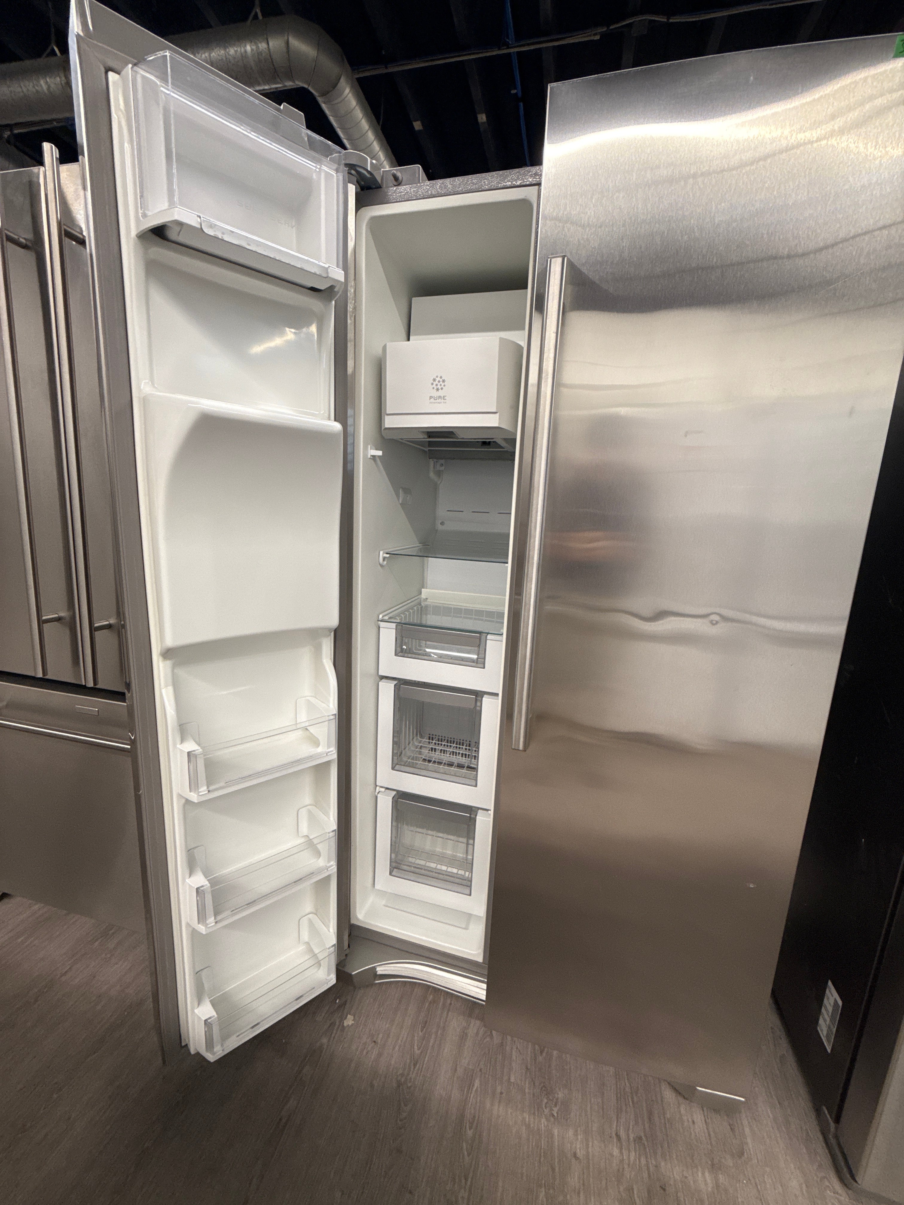 Electrolux 36” Side-by-Side Fridge with Water & Ice Dispenser - EW23CS85KS2