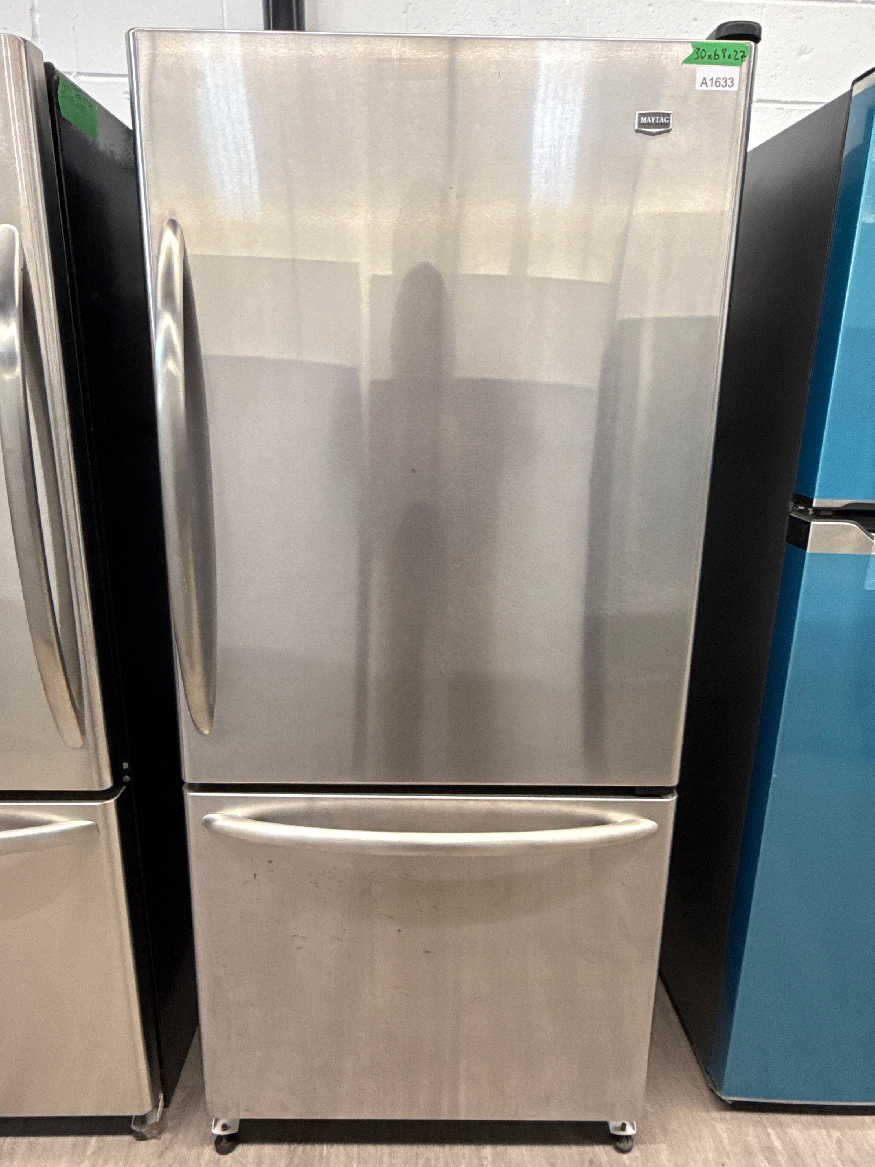 Maytag 30” Bottom Freezer Refrigerator - MBR1957VES0