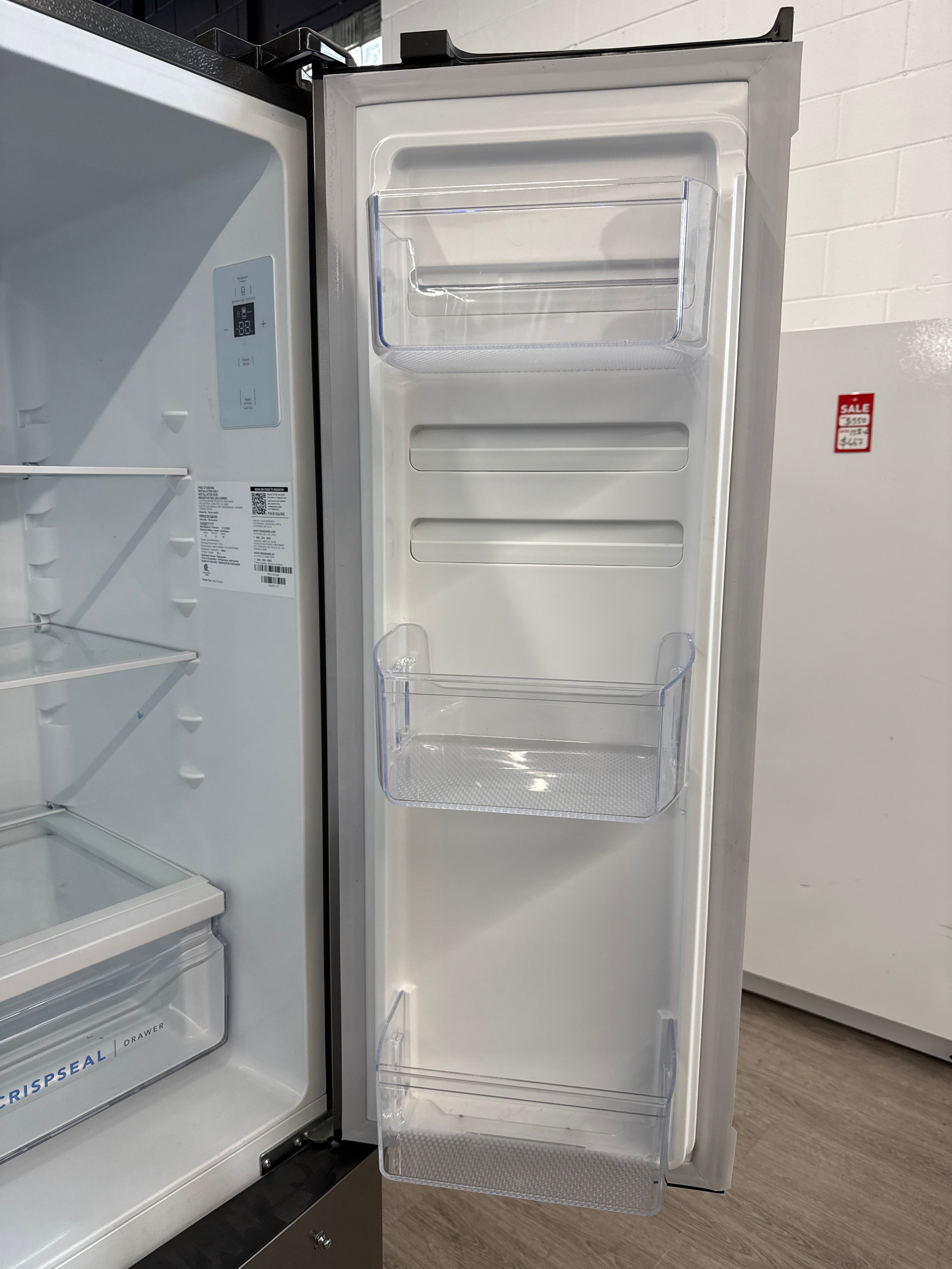 OPEN BOX - Frigidaire 32” Counter Depth French Door Refrigerator - FRFG1813AV00