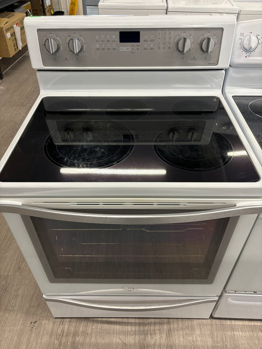 Whirlpool 30” Freestanding Glass Top Range - YWFE715H0EH0