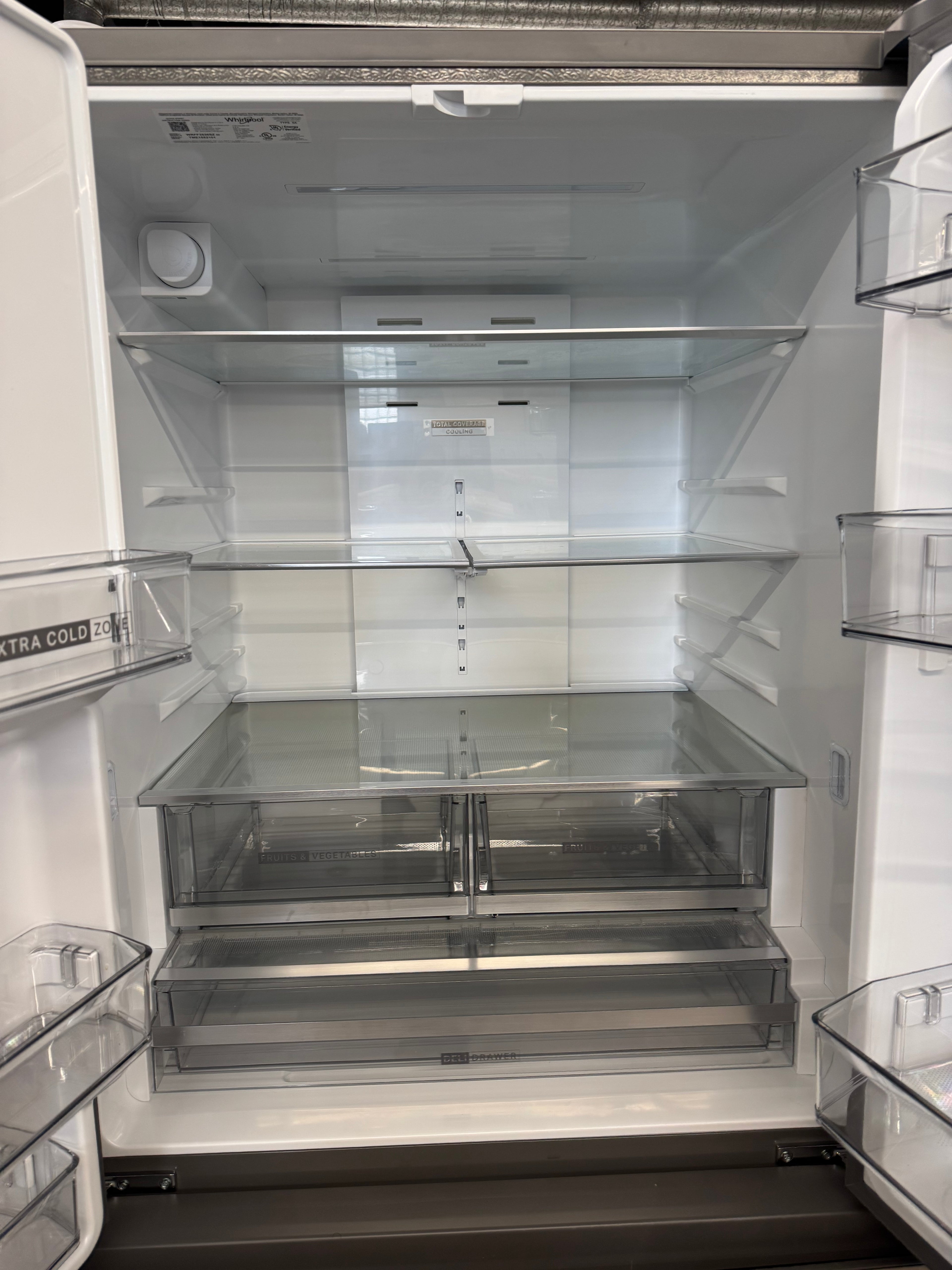 OPEN BOX - Whirlpool 36” French Door Refrigerator - WRFF3536SZ/00