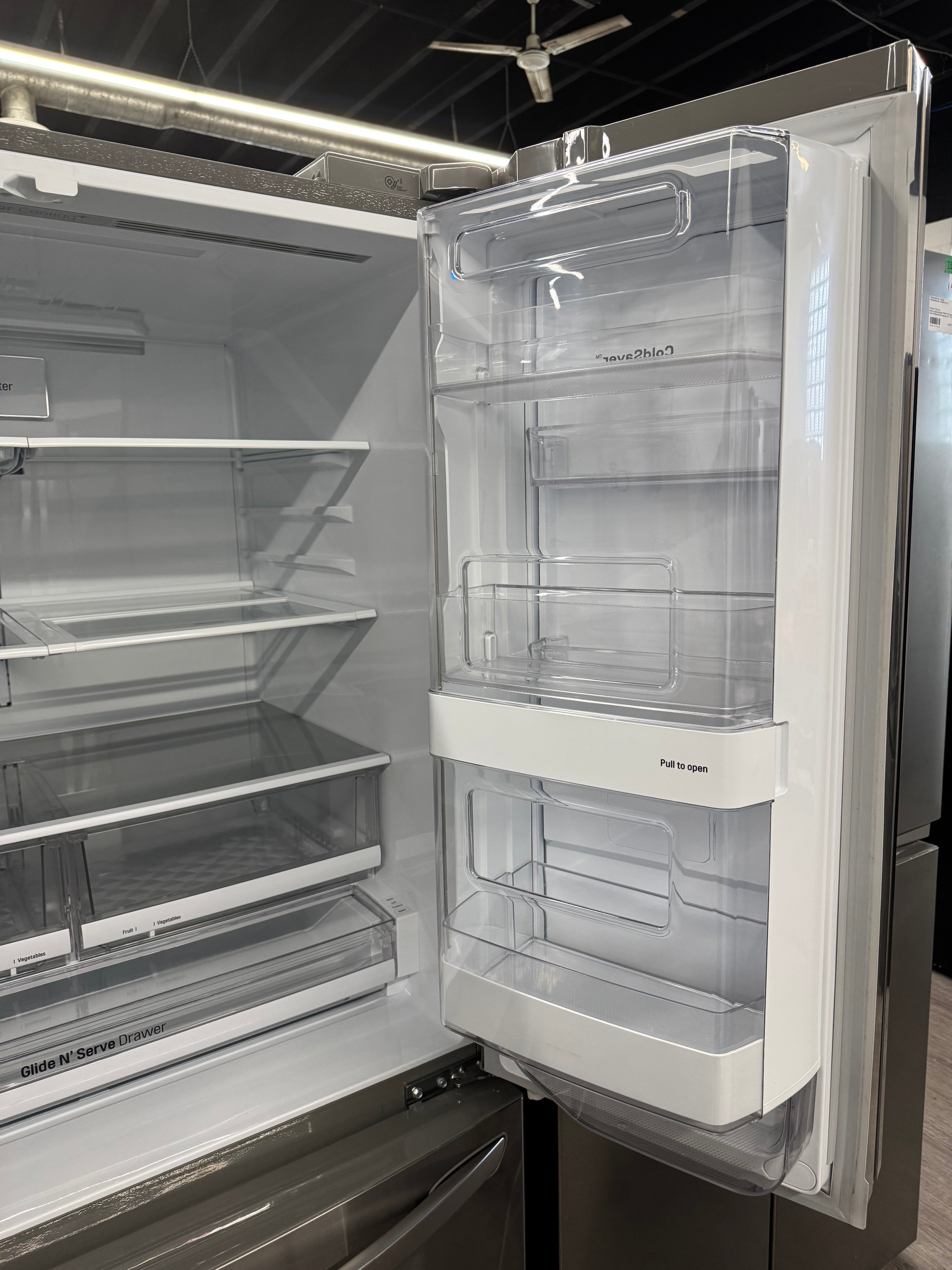 LG 36” French Door Refrigerator with Water & Ice Dispenser - LFXS28566S/02