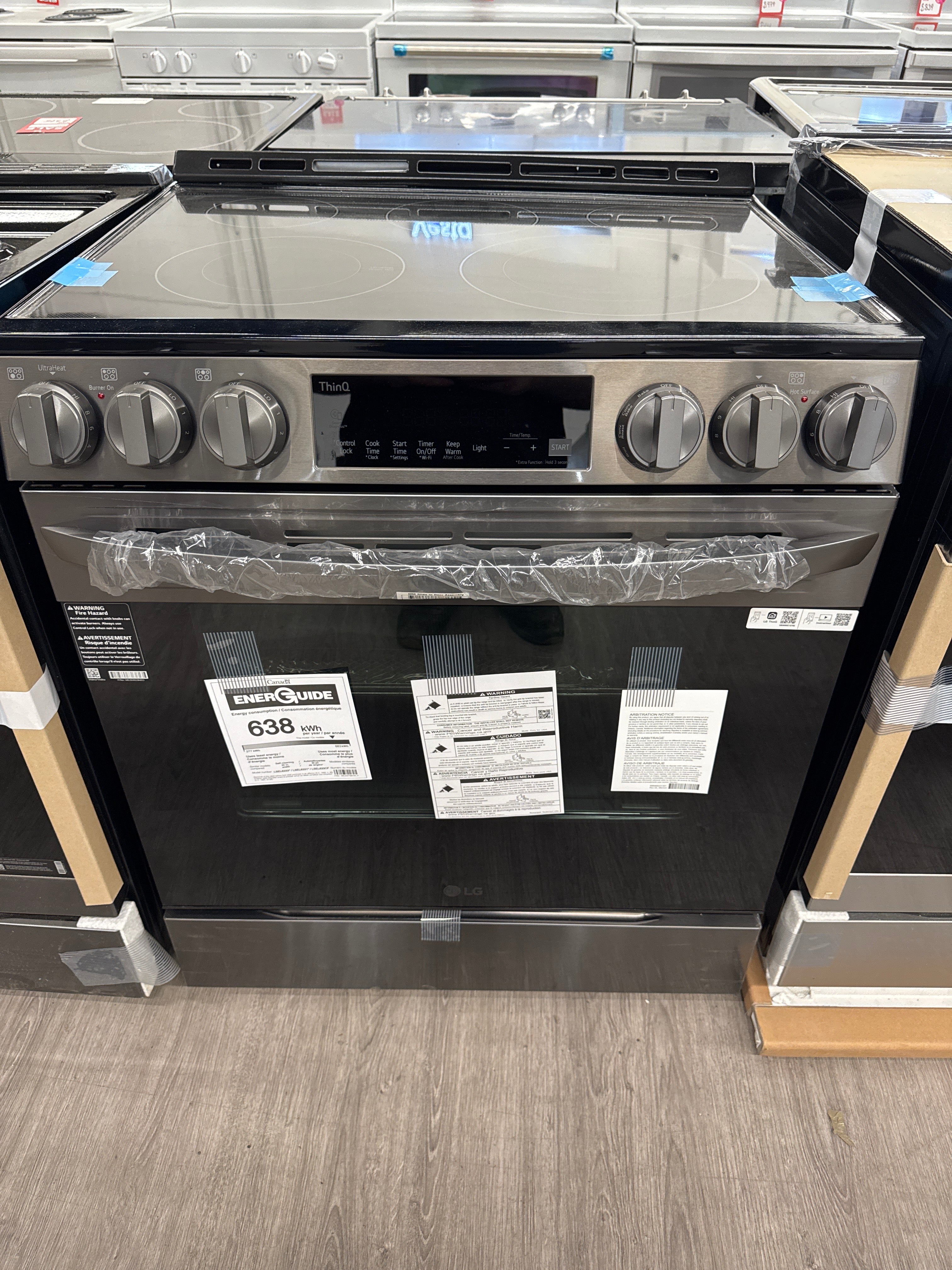 OPEN BOX Electric Stove LG LSEL6333D