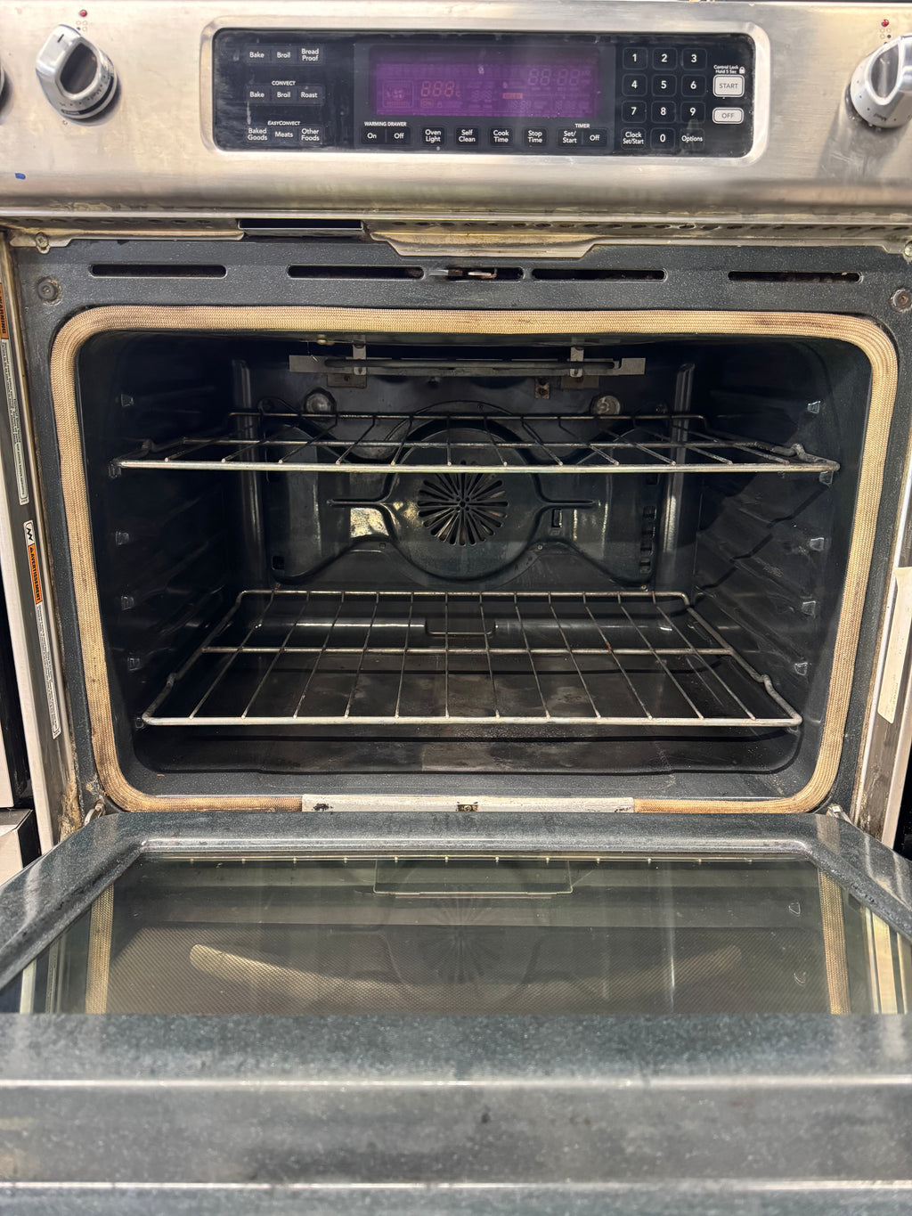 KitchenAid 30” Slide-in Glass Top Range- YKERS807SS