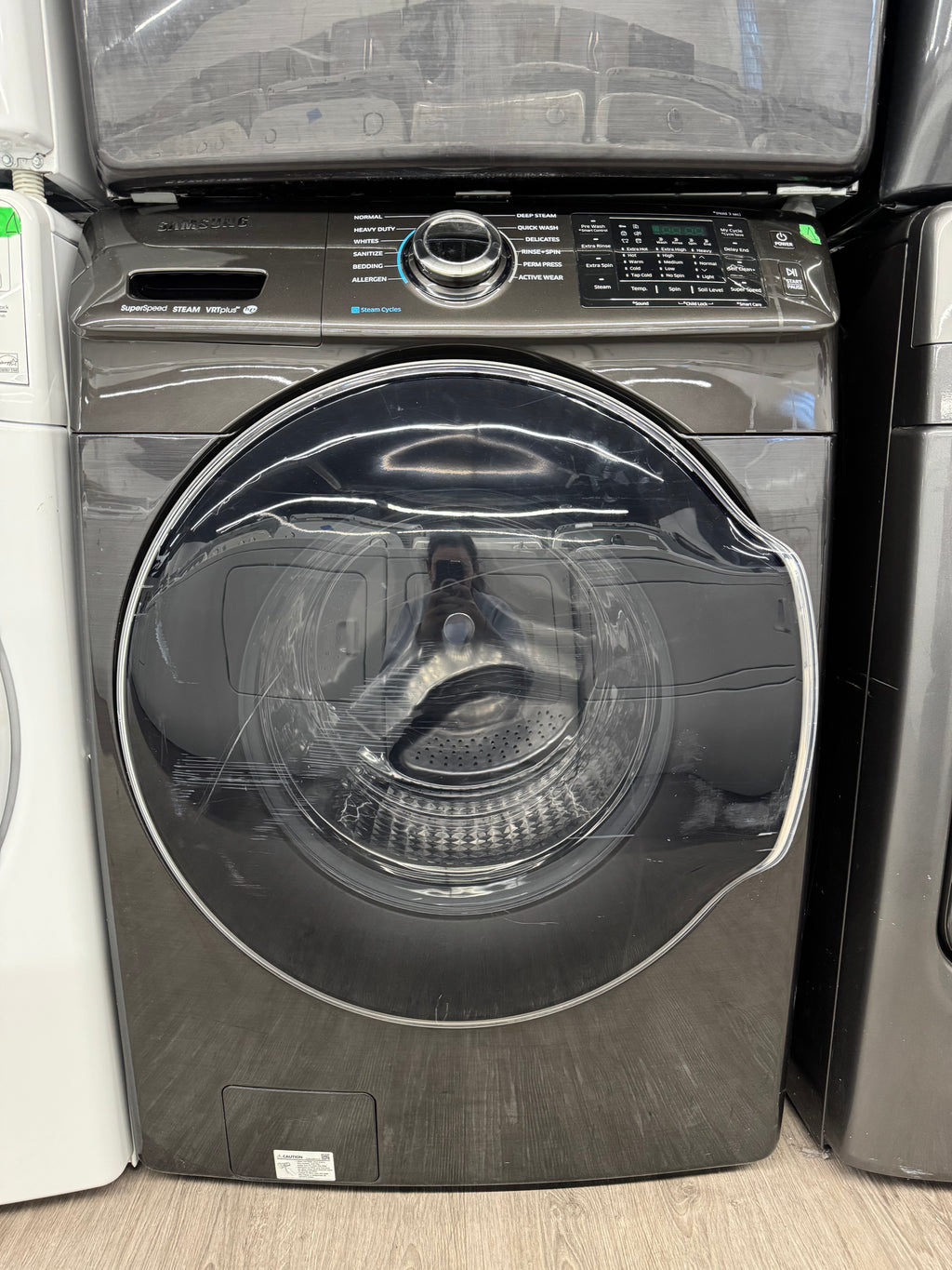 Samsung 27” Front Load Washer & Dryer Set (WF45N6300AV & DV45K6500EV)