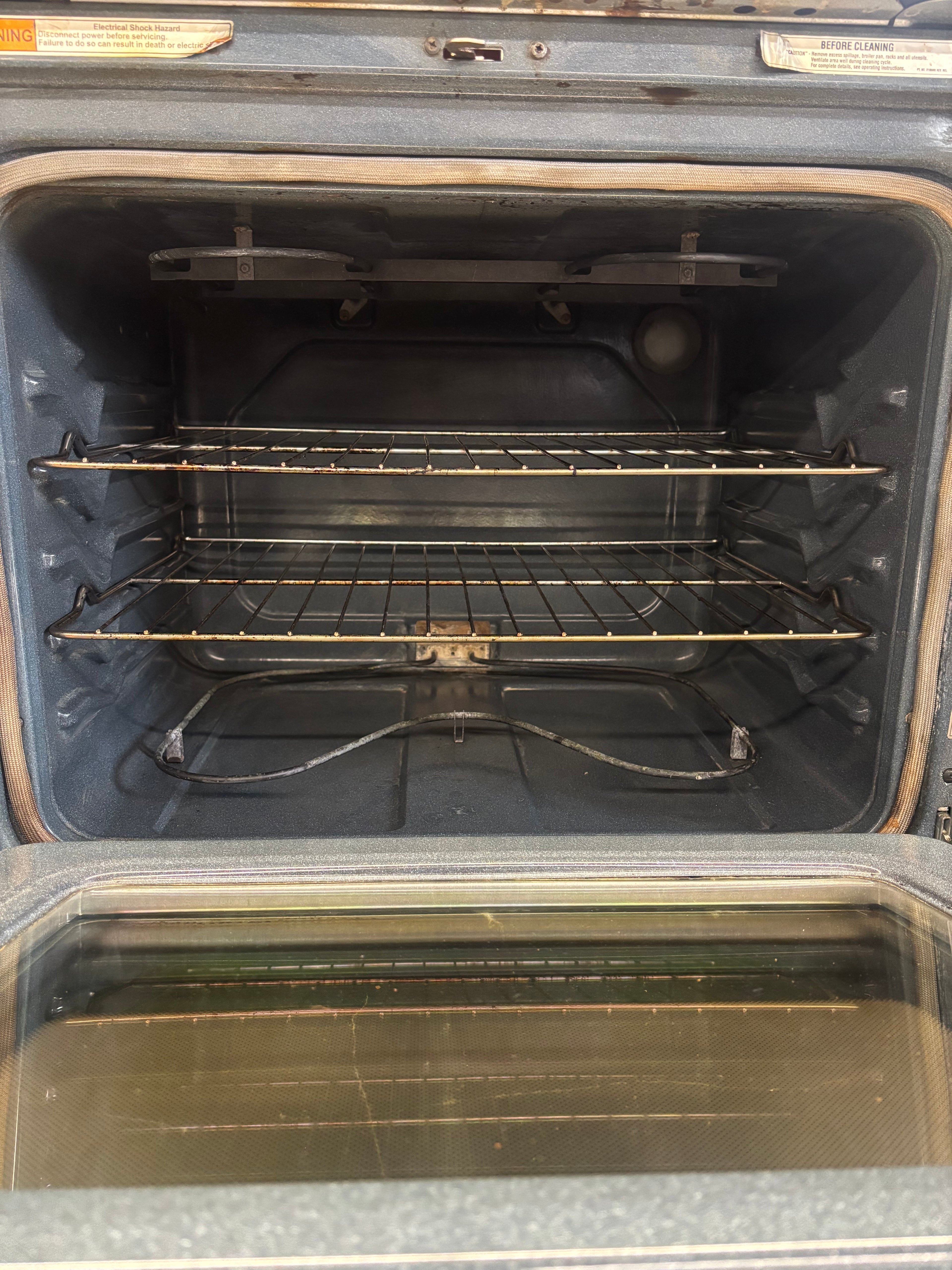 Whirlpool 30” Freestanding Glass Top Range - WERP4101SS