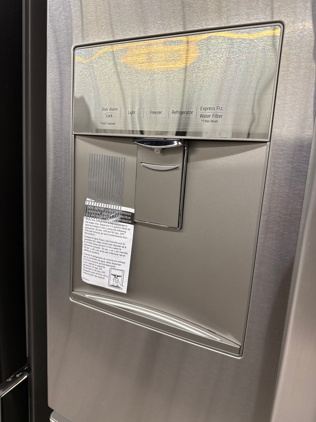LG 30” French Door Refrigerator - LRFWS2200S (1 YEAR MANUFACTURER WARRANTY)