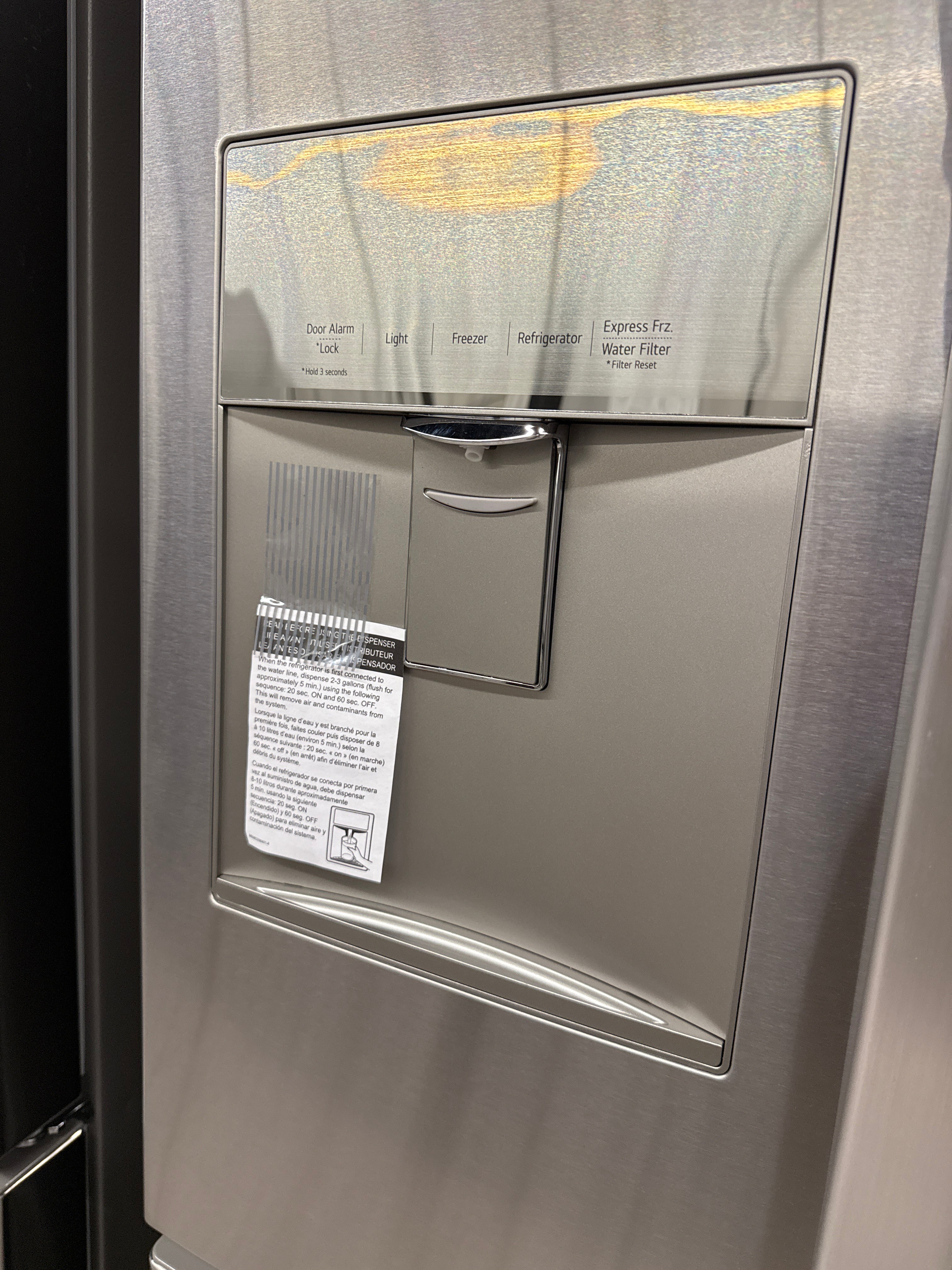 LG 30” French Door Refrigerator - LRFWS2200S (1 YEAR MANUFACTURER WARRANTY)