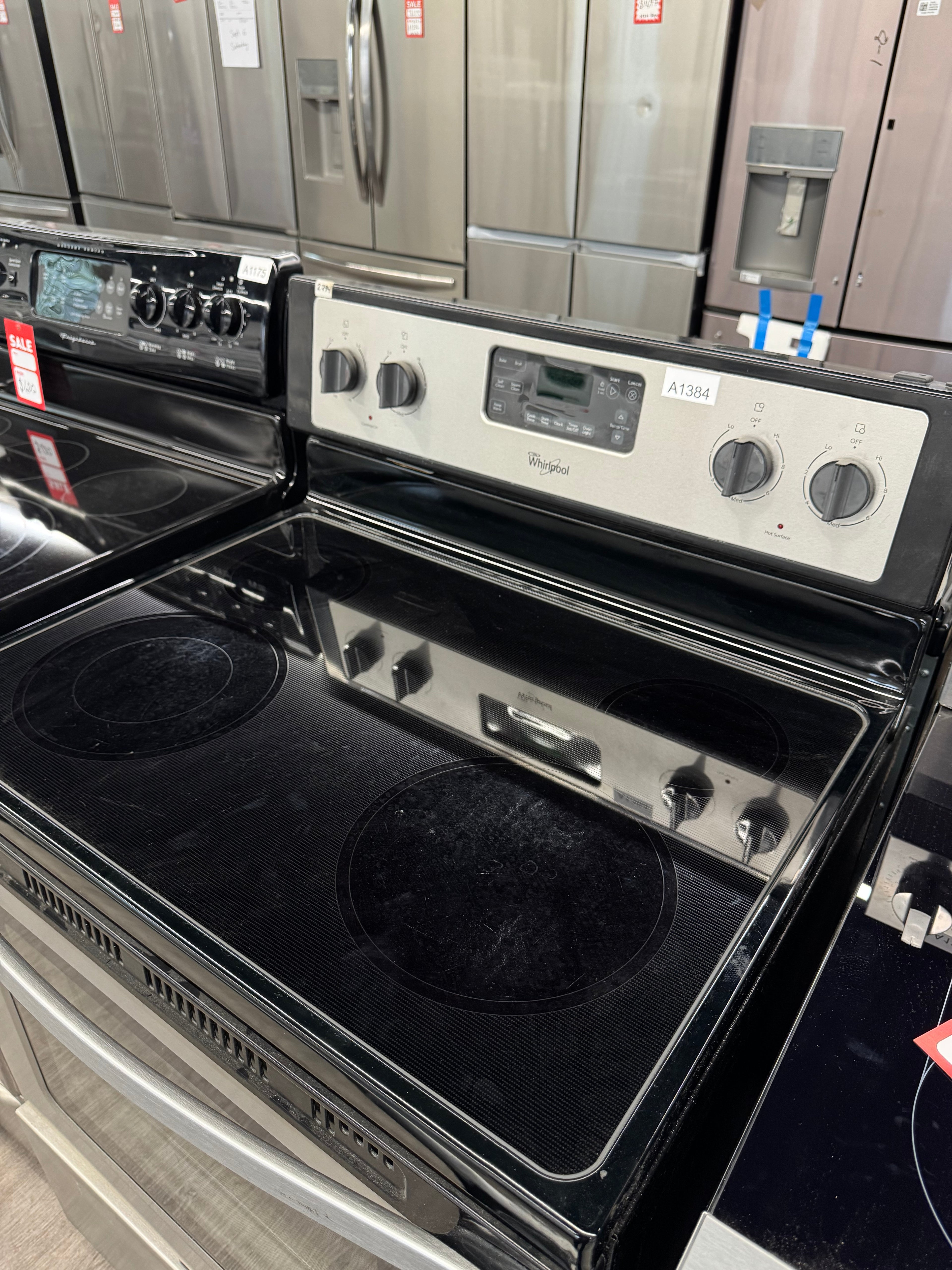 Whirlpool 30” Freestanding Glass Top Range - YWFE515S0ES1