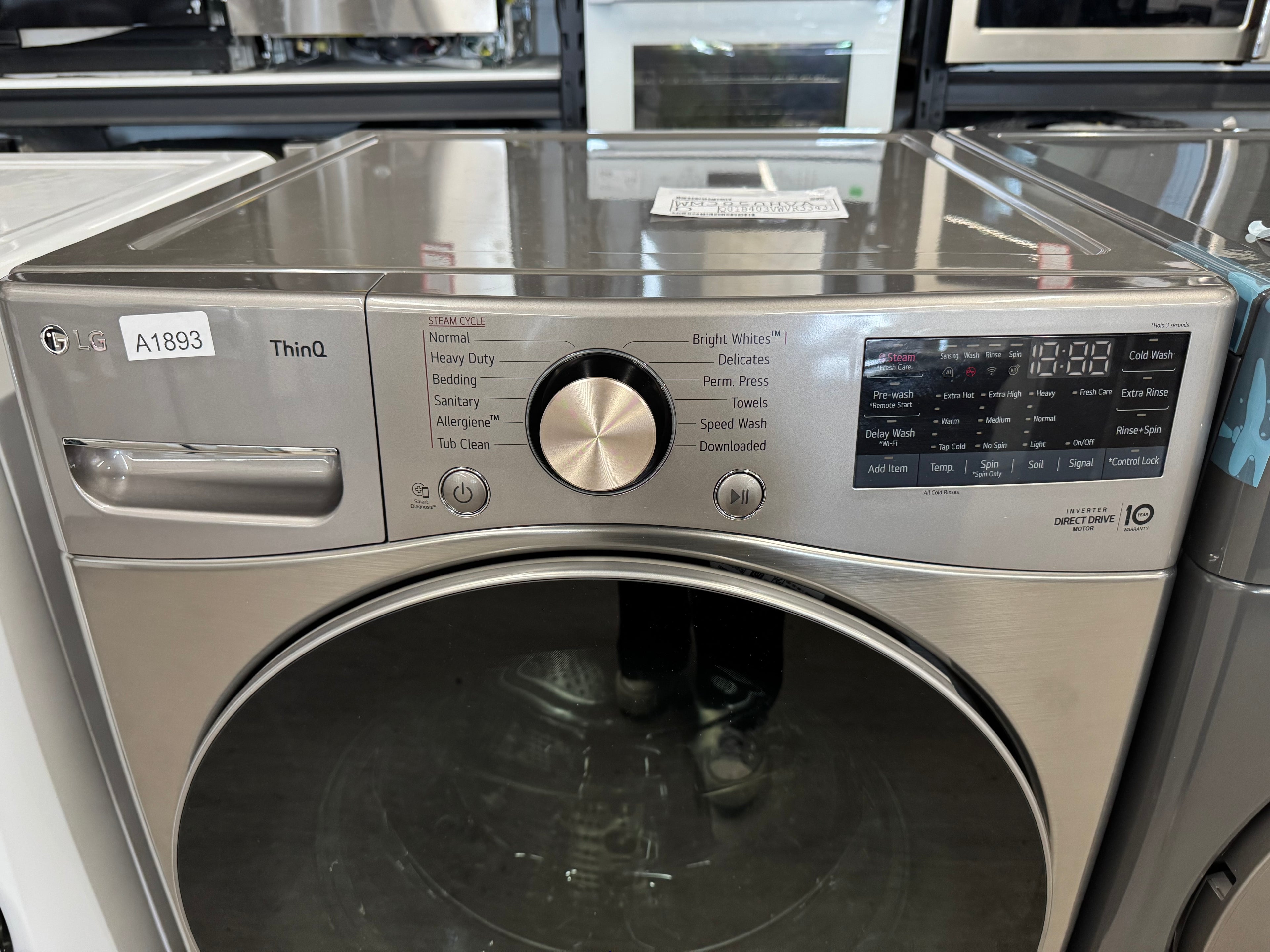 NEW - LG 27” Front Load Washer - WM3850HVA (1 YEAR MANUFACTURER WARRANTY)
