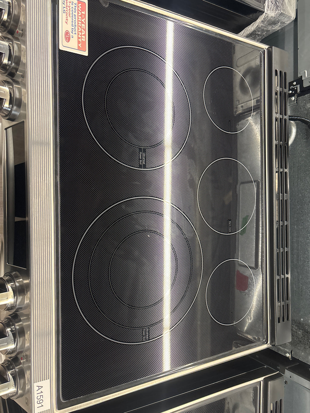 LG 30” Slide-In Glass Top Range - LSEL6337F (1 YEAR MANUFACTURER WARRANTY)