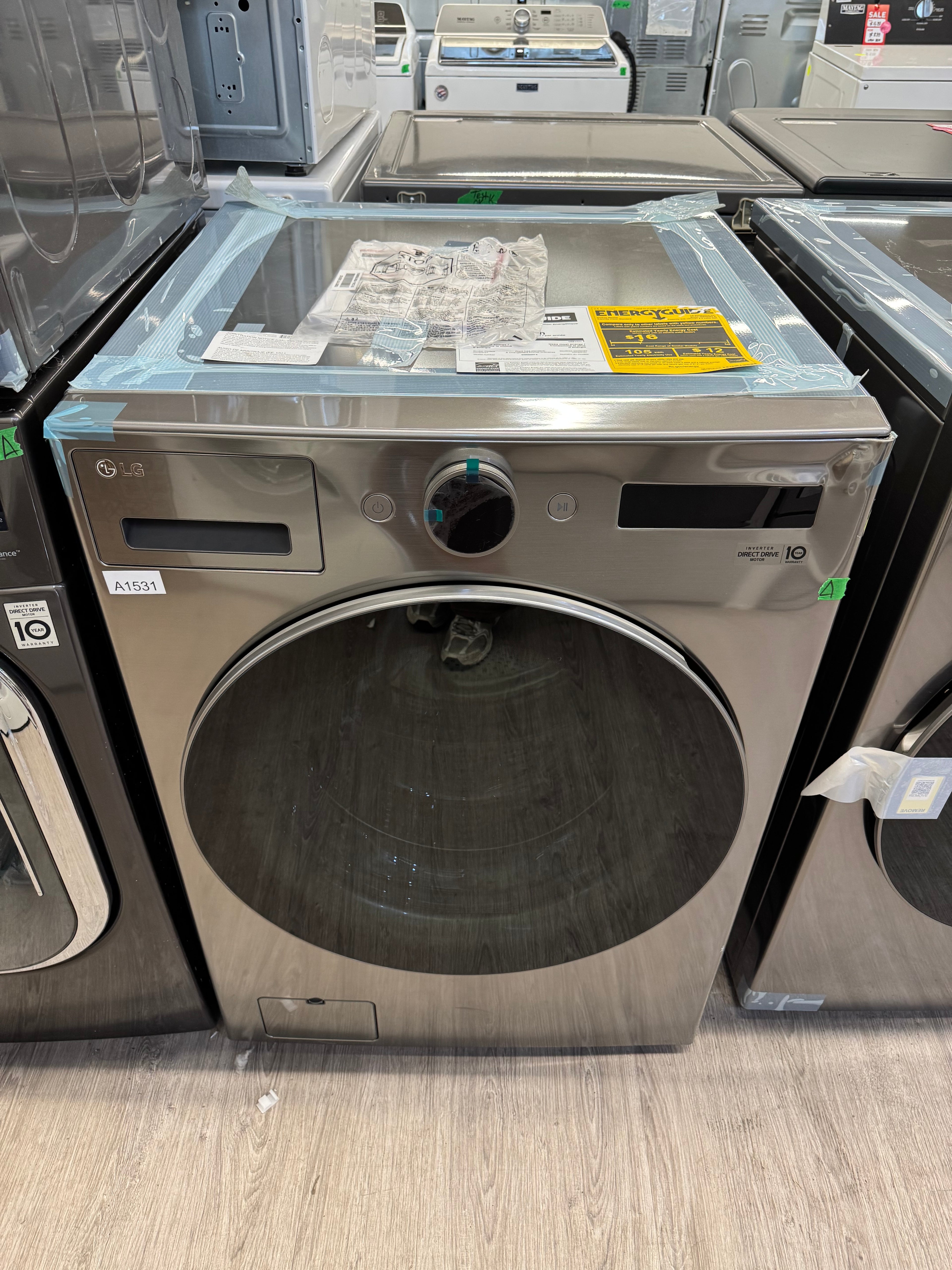 OPEN BOX - LG 27” Front Load Washer - WM5500HVA