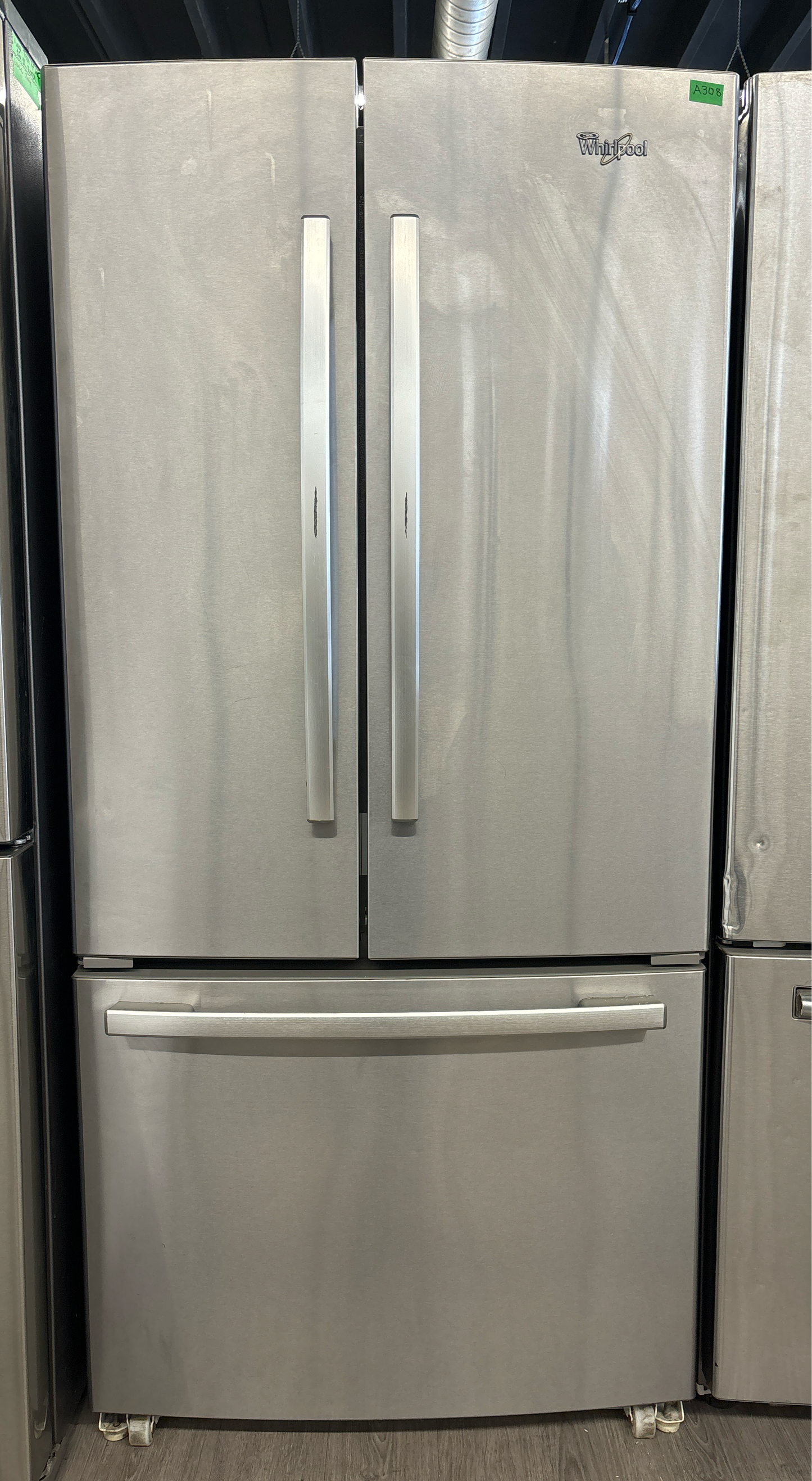 Whirlpool 33”French Door Bottom Freezer Fridge