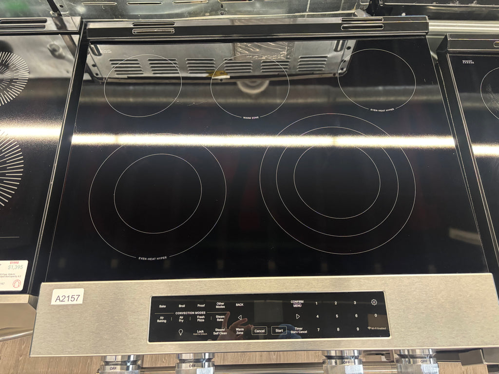OPEN-BOX - KitchenAid 30” Slide-In Glass Top Range - YKSES5030SPS0