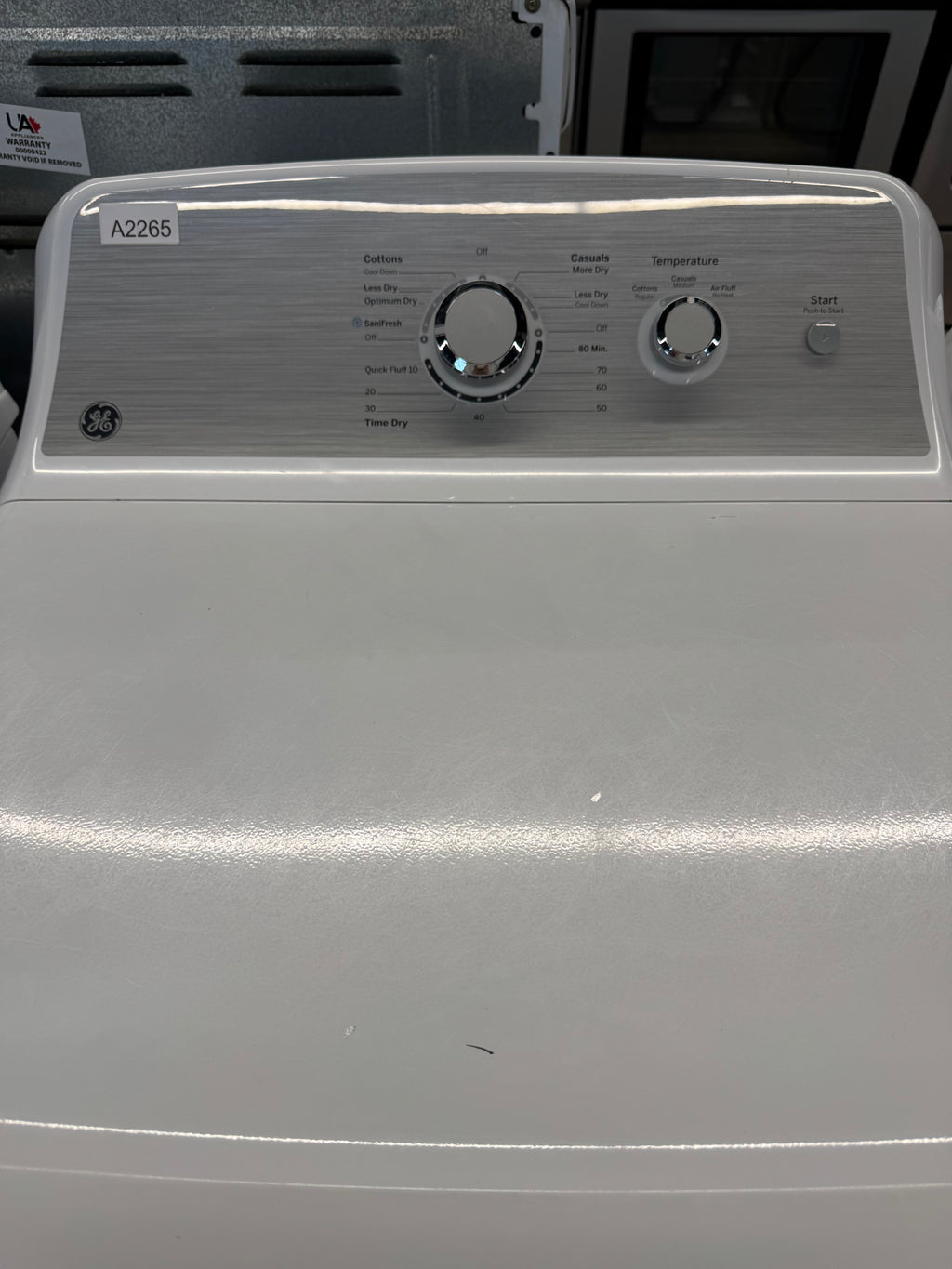 GE 27” Front Load Dryer - GTX33BMRDWS
