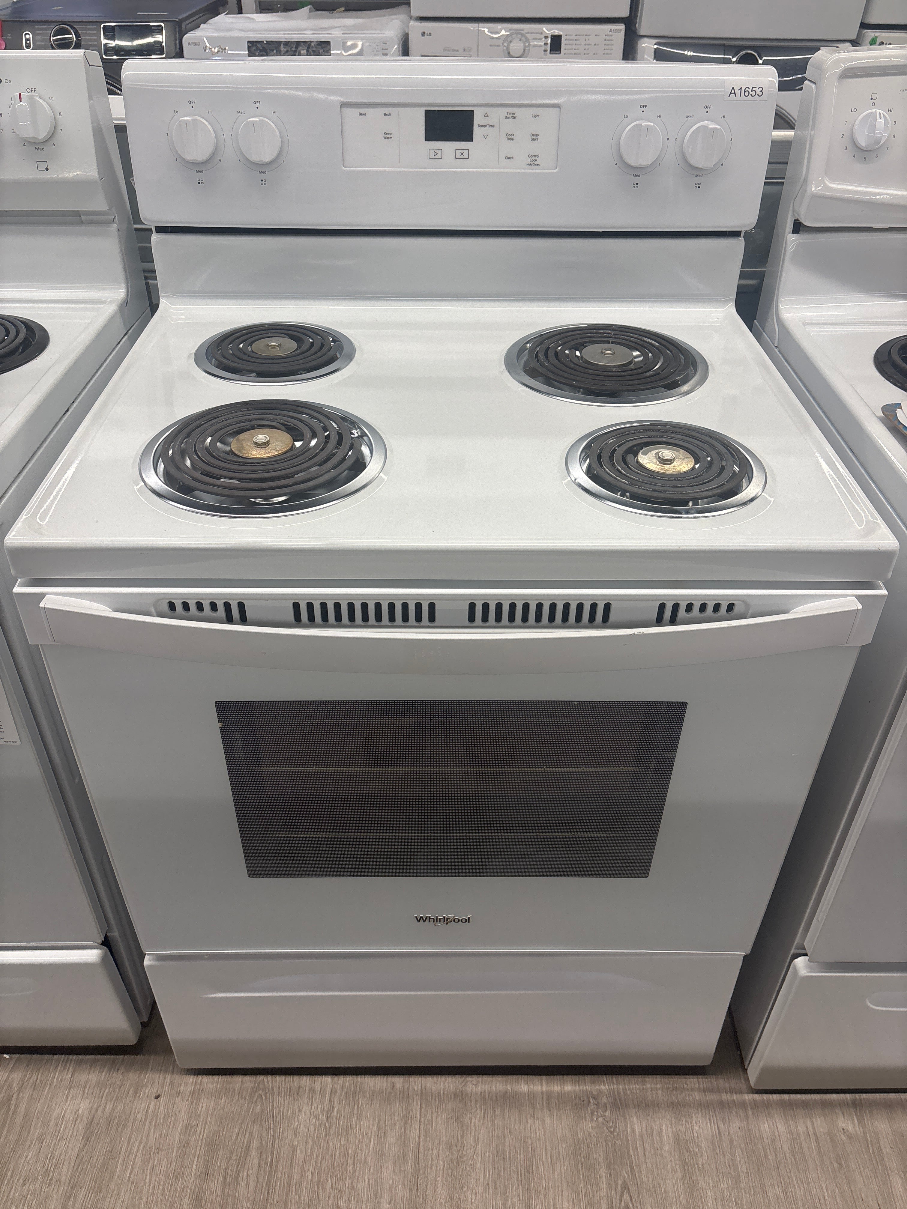 Whirlpool 30” Freestanding Coil Top Range - YWFC150M0JW3
