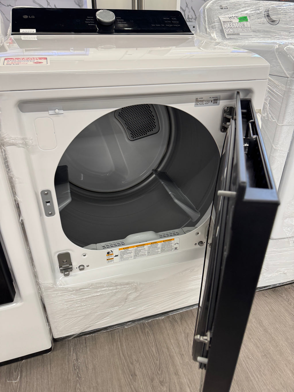 NEW - LG 27” Front Load Dryer - DLE8400WE (1 YEAR MANUFACTURER WARRANTY)