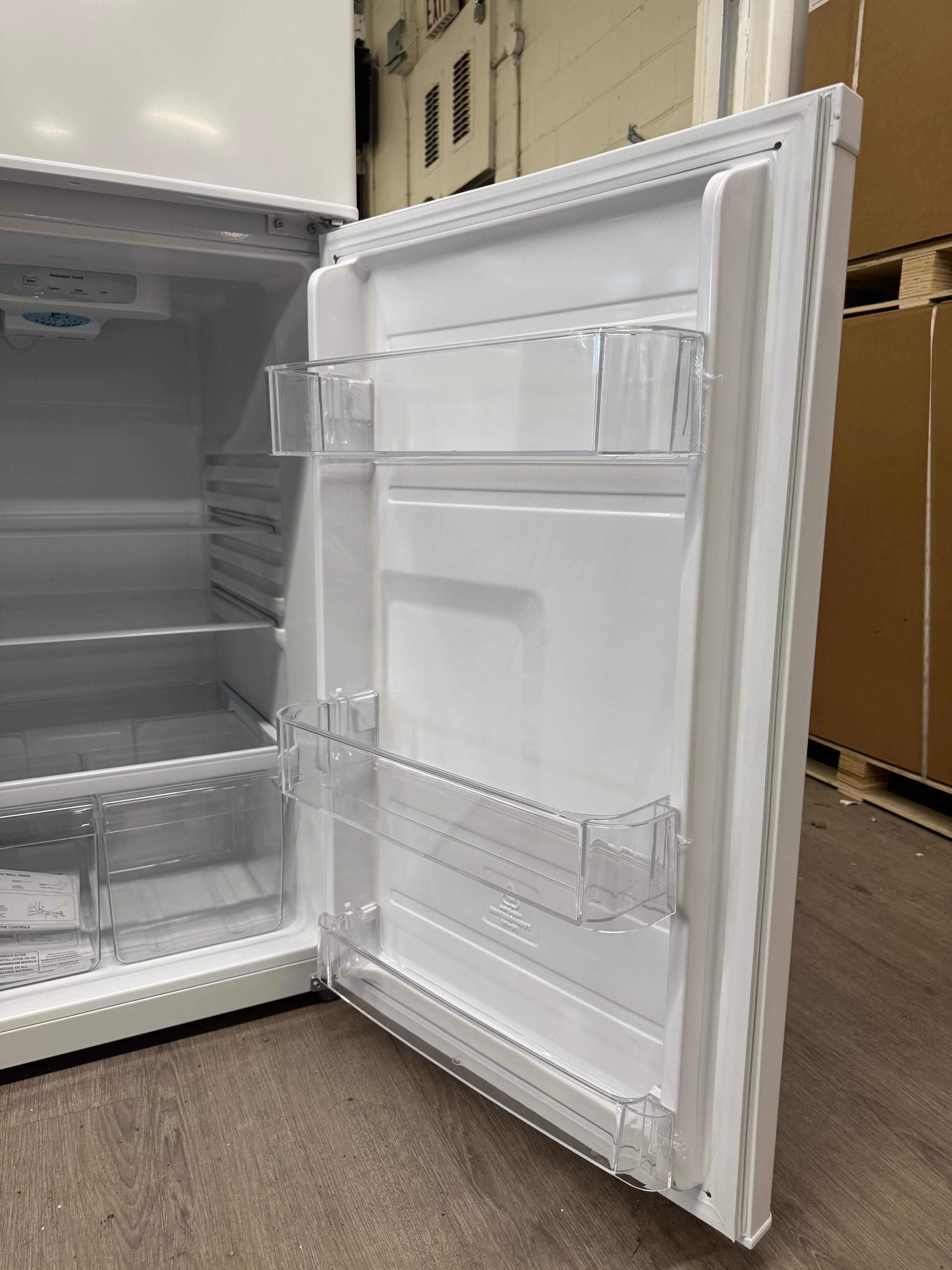 OPEN BOX - GE 24” Top Freezer Refrigerator - GPE12FGWW