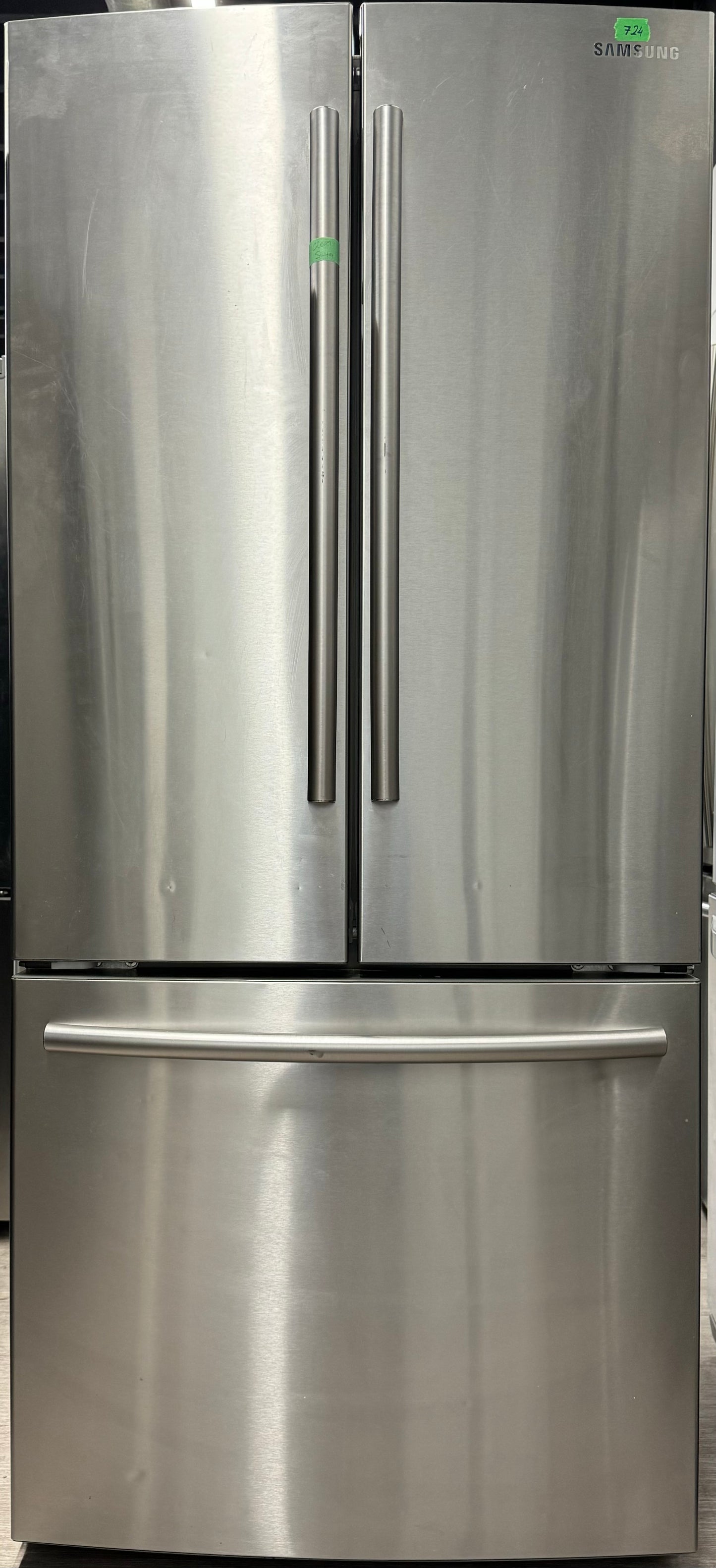 SAMSUNG 30” FRENCH DOOR REFRIGERATOR - RF220NCTASR