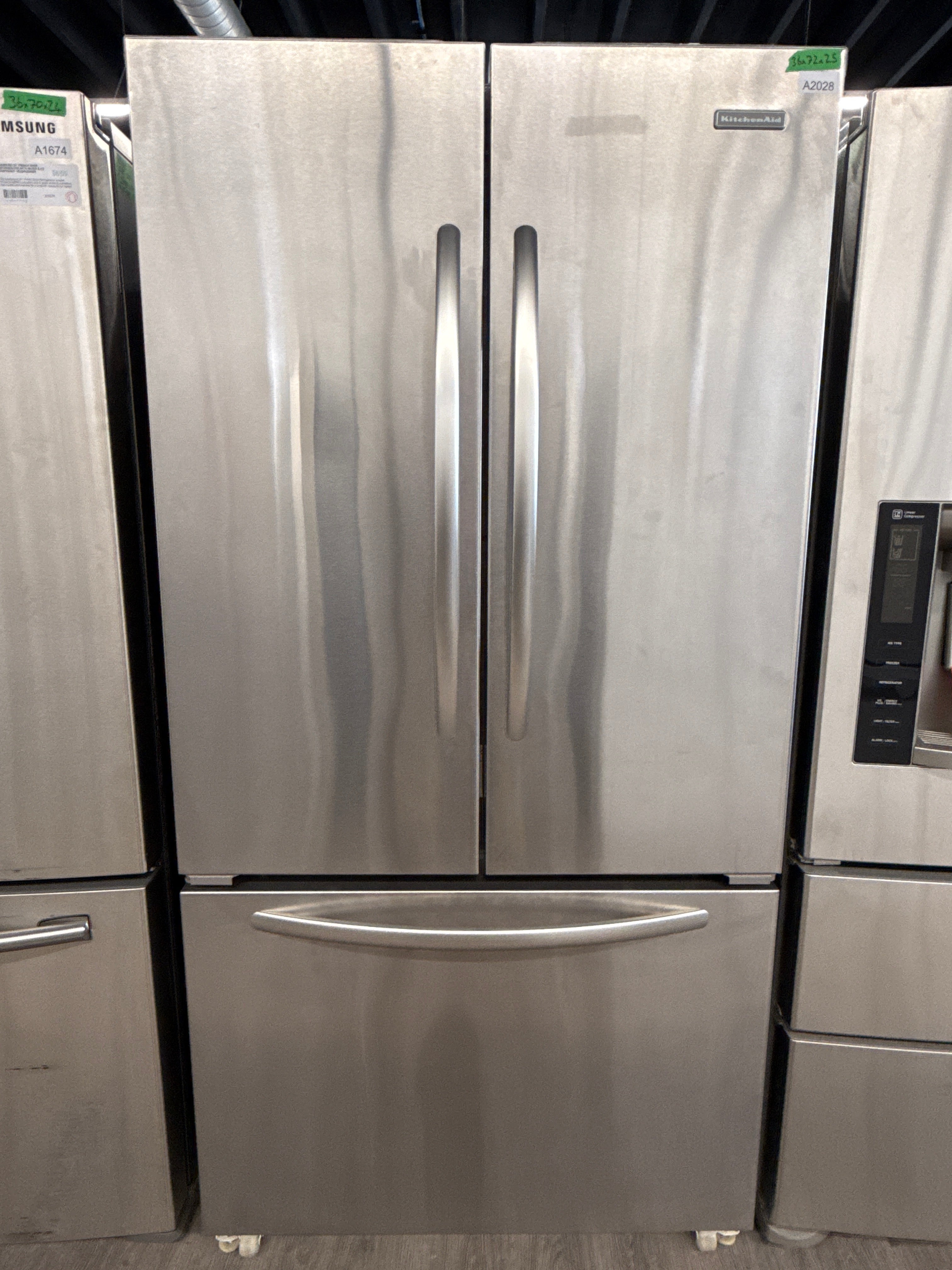 KitchenAid 36” Counter-Depth French Door Refrigerator - KFCS22EVMS4