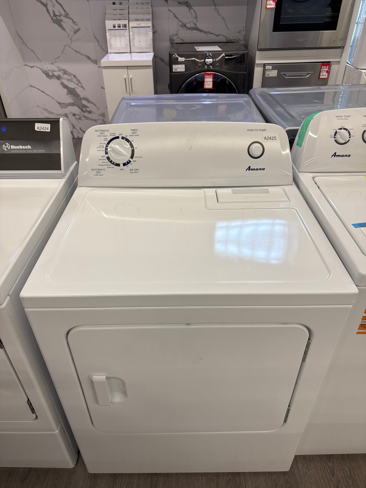 OPEN BOX - Amana 28” Front Load Dryer- YNED4655EW1