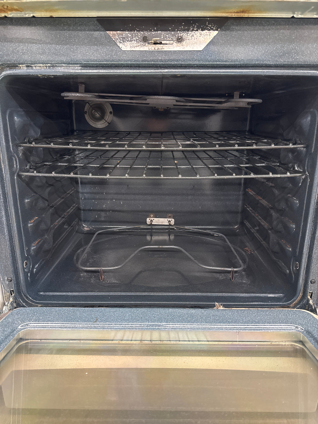 GE 30” Freestanding Glass Top Range - JCB900WK5WW