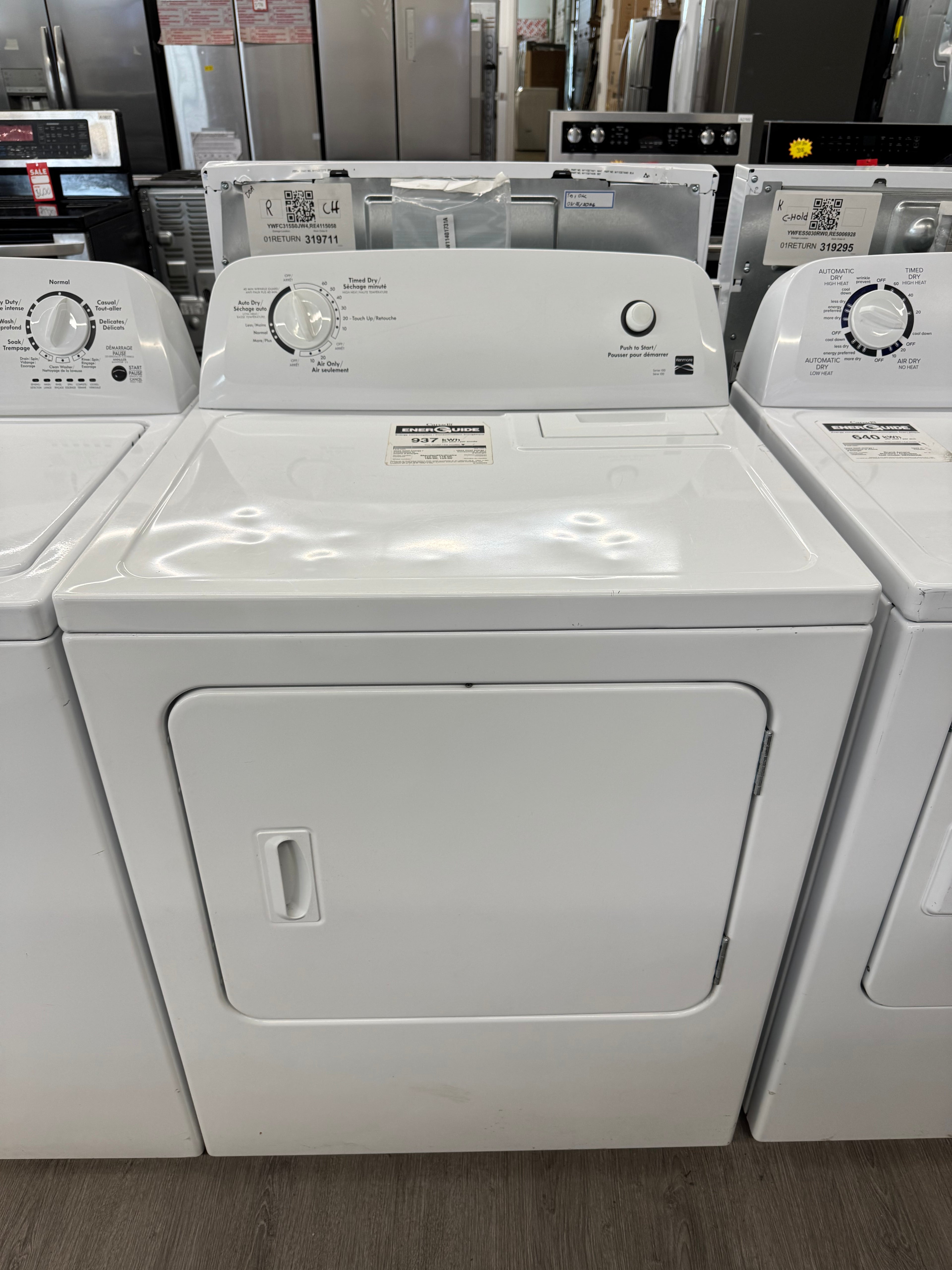 Kenmore 27” Top Load Washer & Dryer Set (110.20242510 & 110.C60242510)