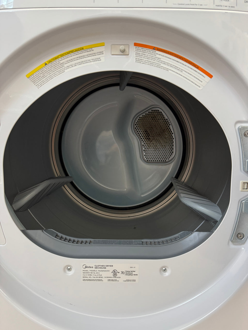 MIDEA 27” Front Load Dryer- MLE52N3AWW