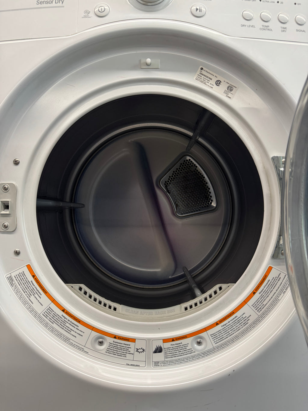 LG 27” Front Load Dryer - DLE2140W