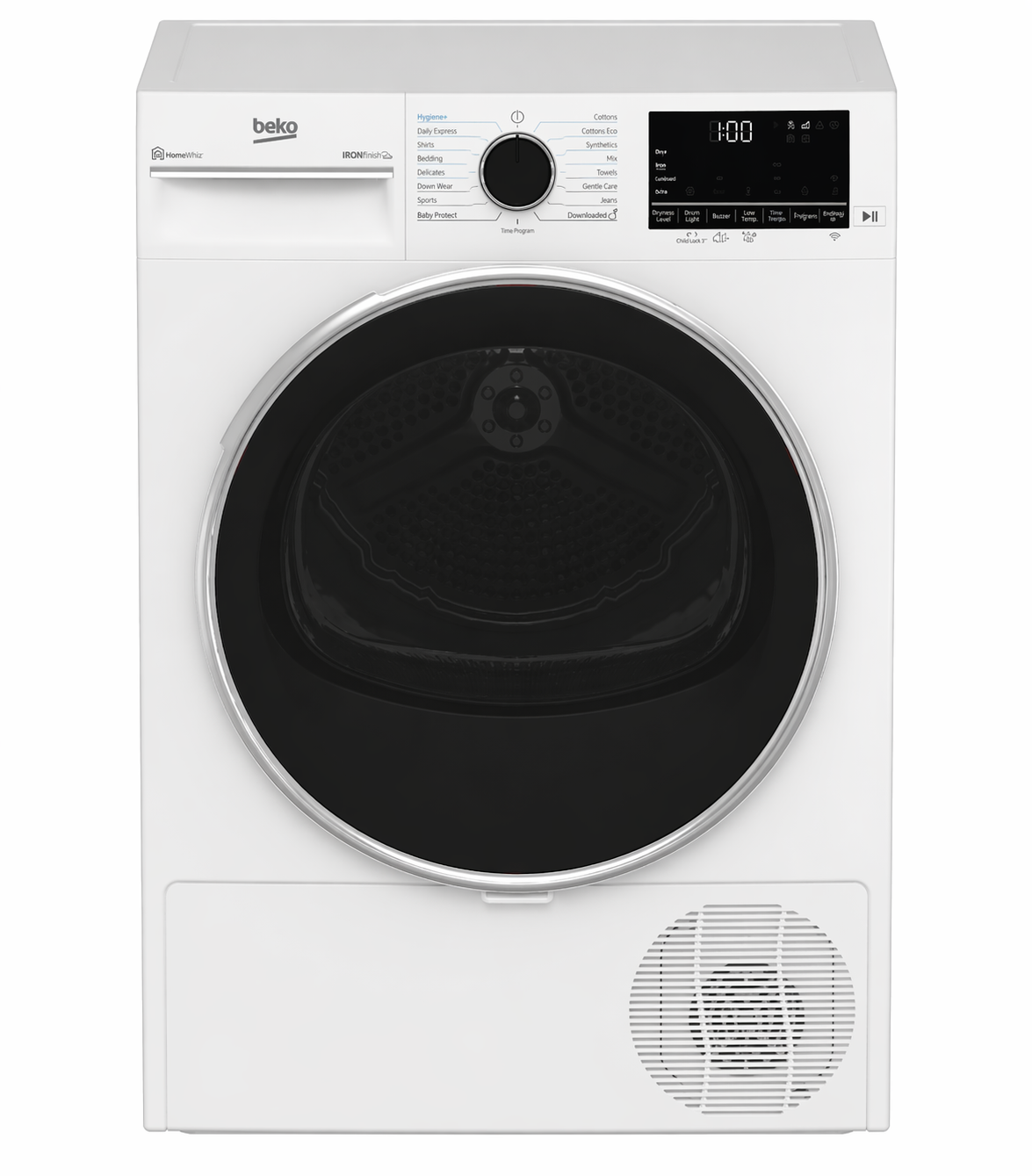 NEW - Beko 24" Front Load Washer & Ventless Dryer Set (WFTV10733XC & HPD24414W3)