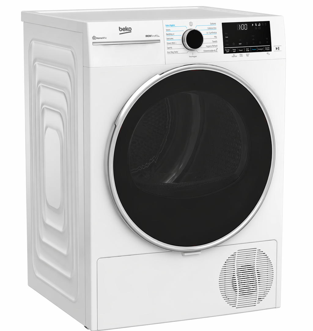 NEW - Beko 24" Front Load Washer & Ventless Dryer Set (WFTV10733XC & HPD24414W3)