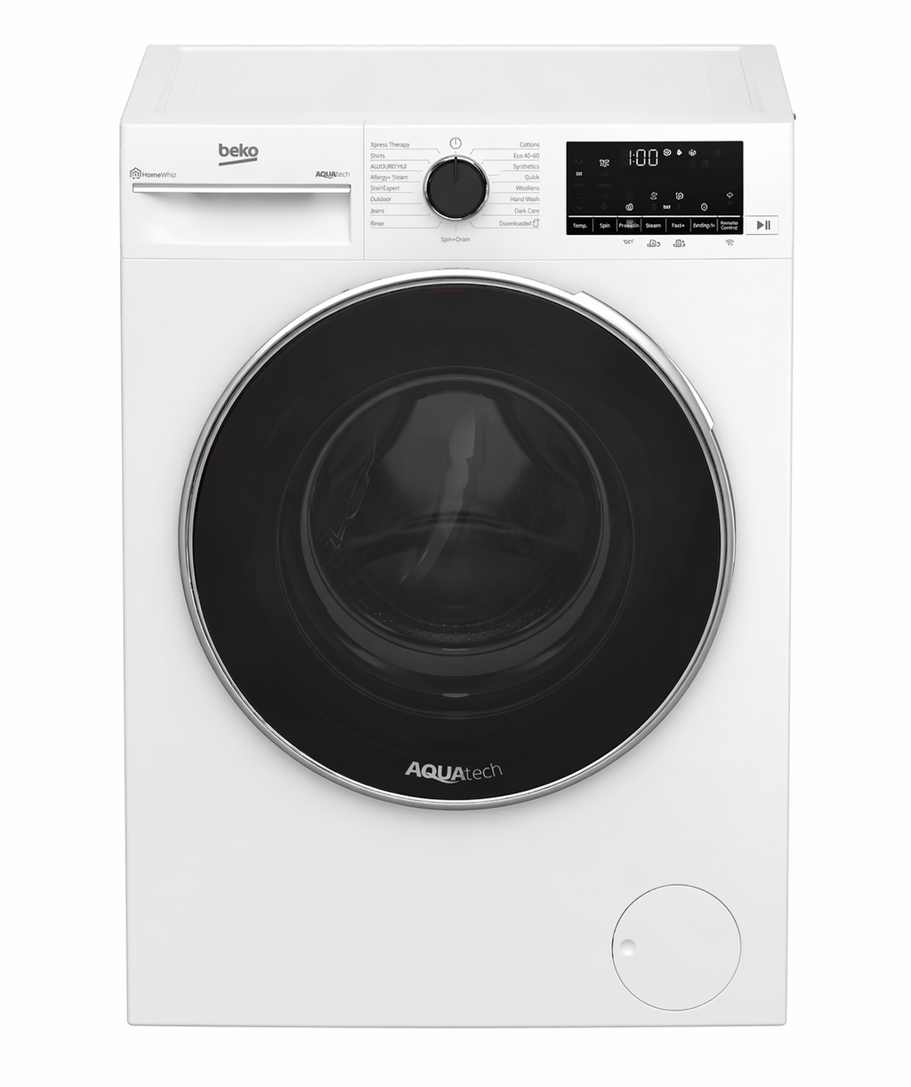 NEW - Beko 24" Front Load Washer & Ventless Dryer Set (WFTV10733XC & HPD24414W3)