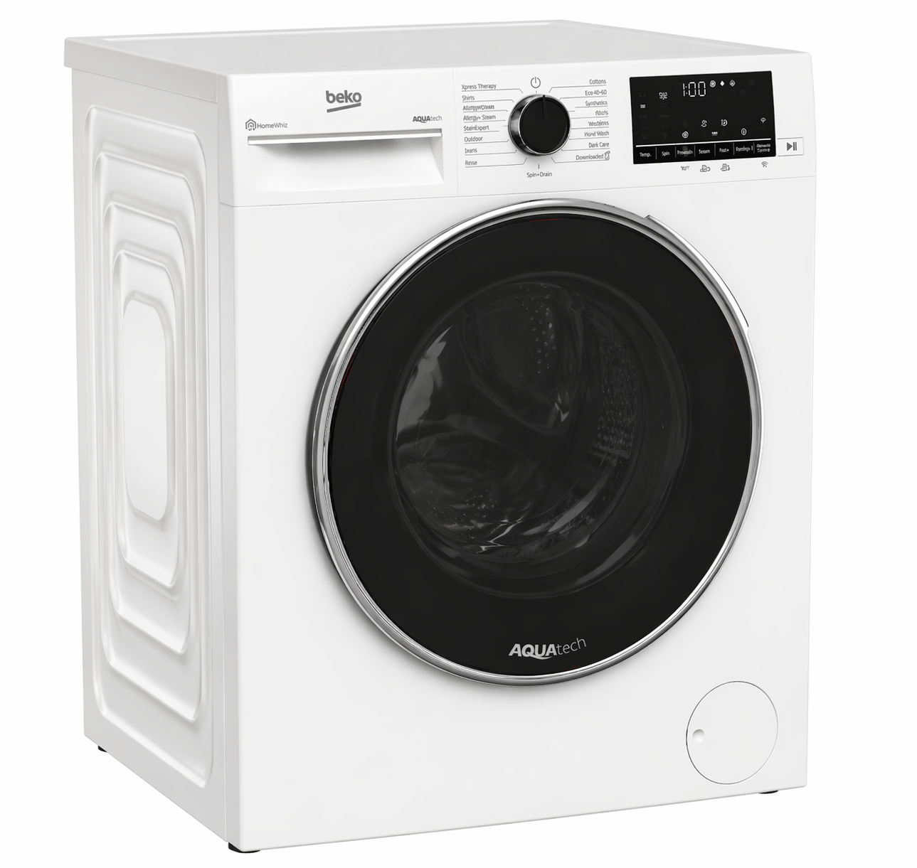 NEW - Beko 24" Front Load Washer & Ventless Dryer Set (WFTV10733XC & HPD24414W3)